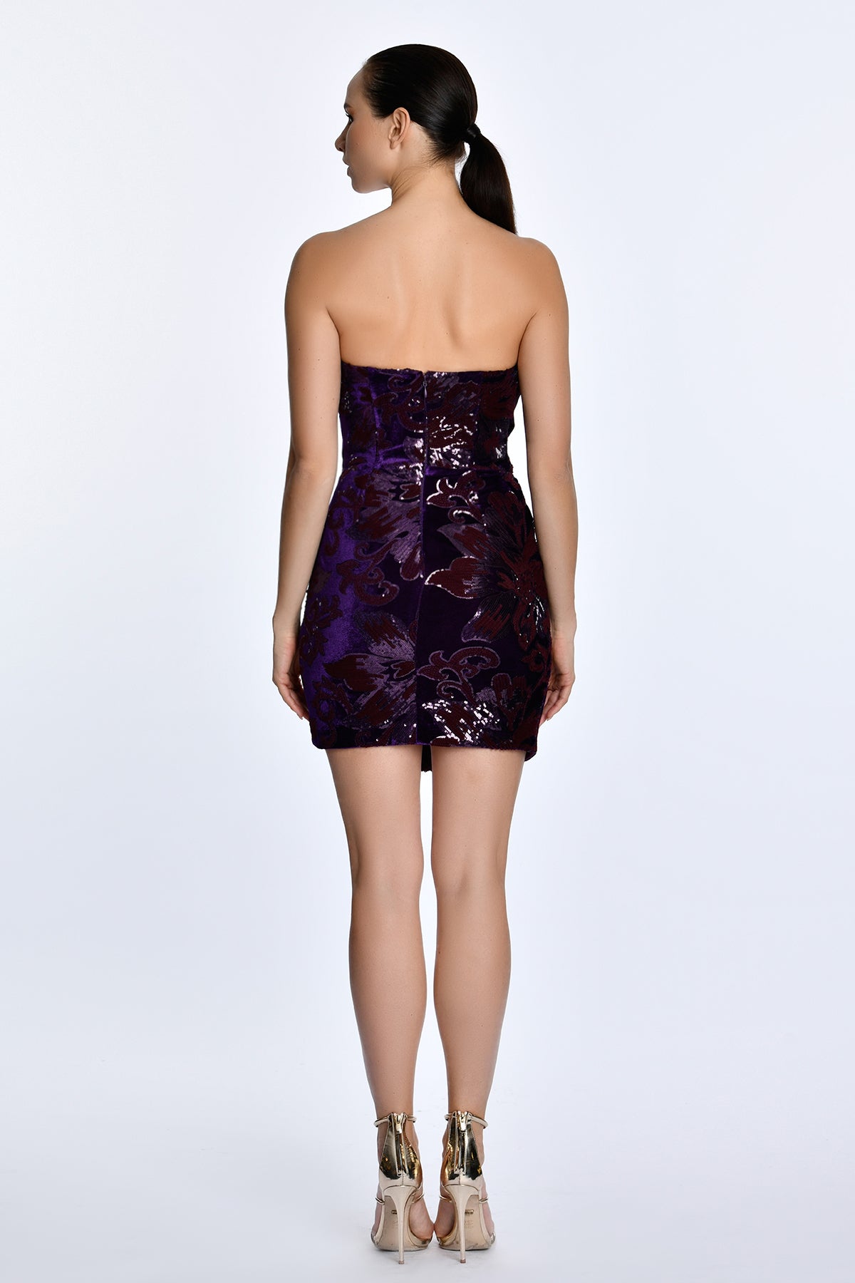 SAVANNAH GOWN - BURGUNDY