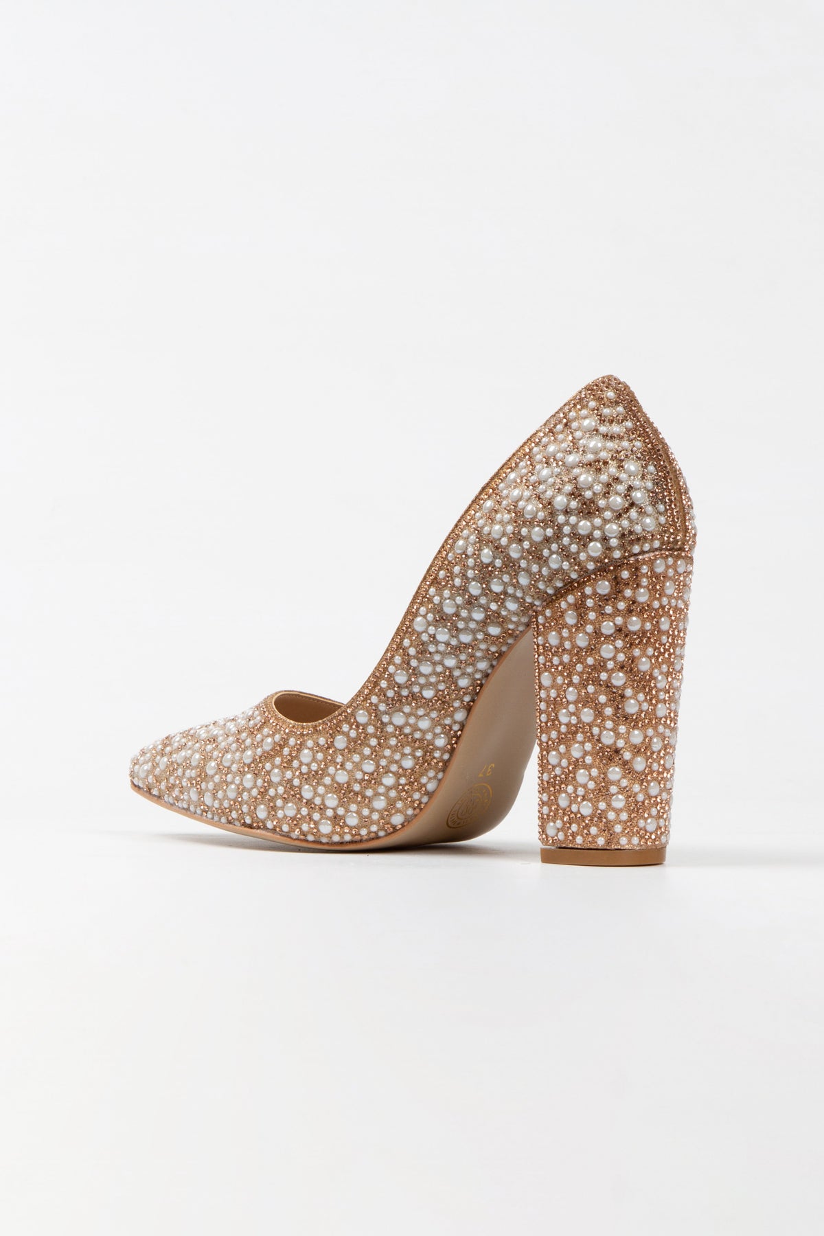 LONDON SHOE - GOLD PEARL