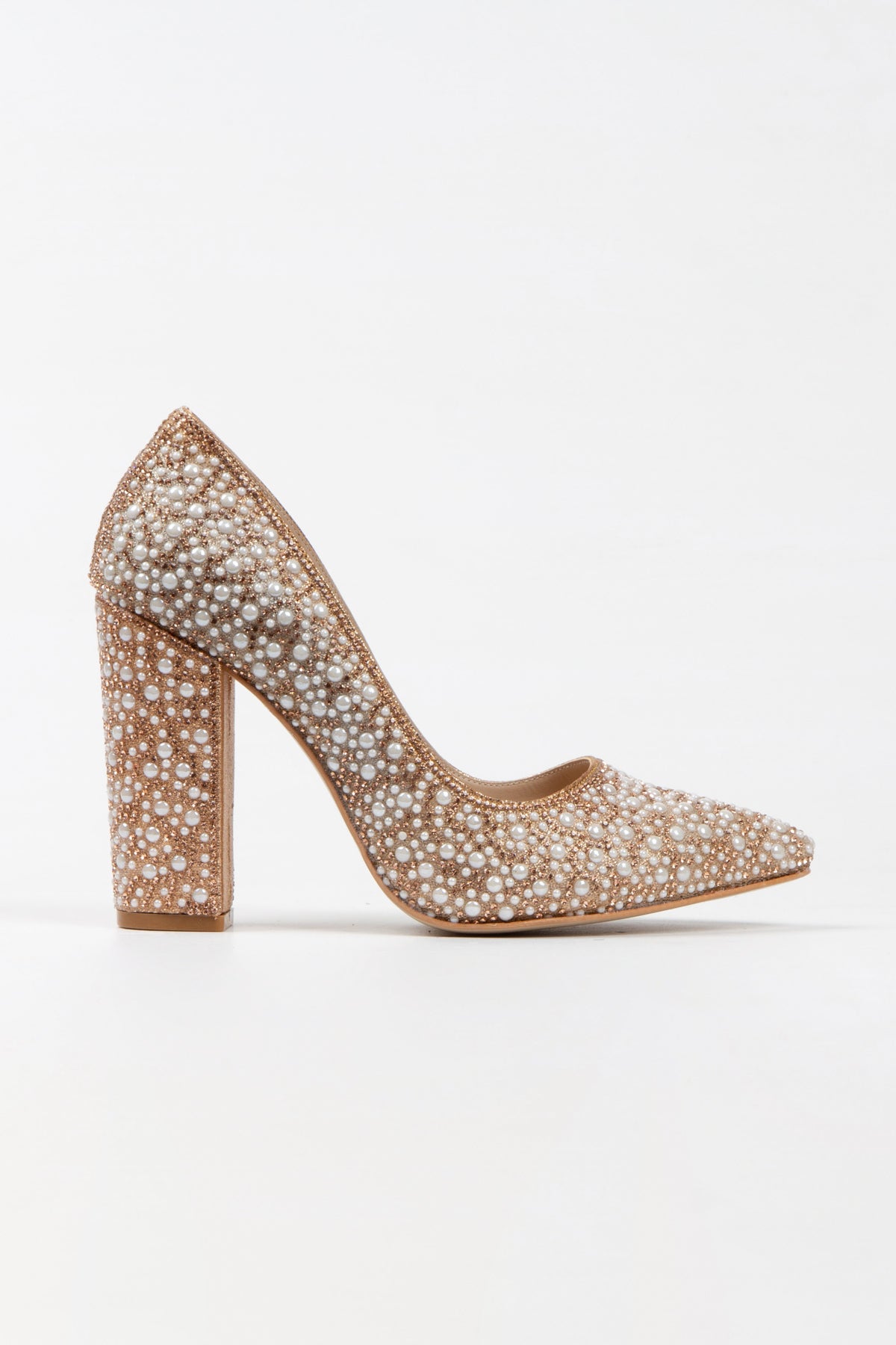 LONDON SHOE - GOLD PEARL