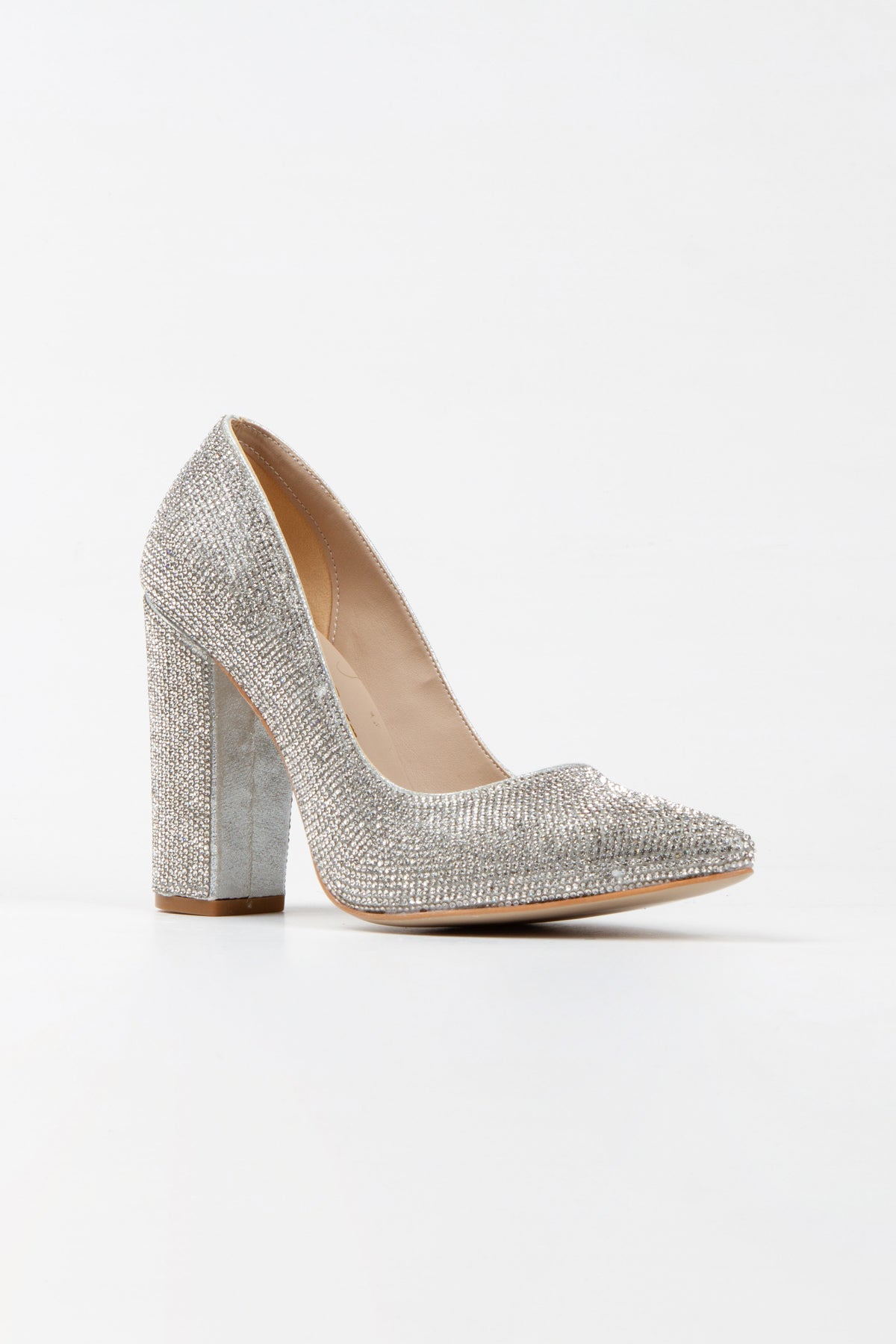 LONDON SHOE - SILVER RHINESTONE