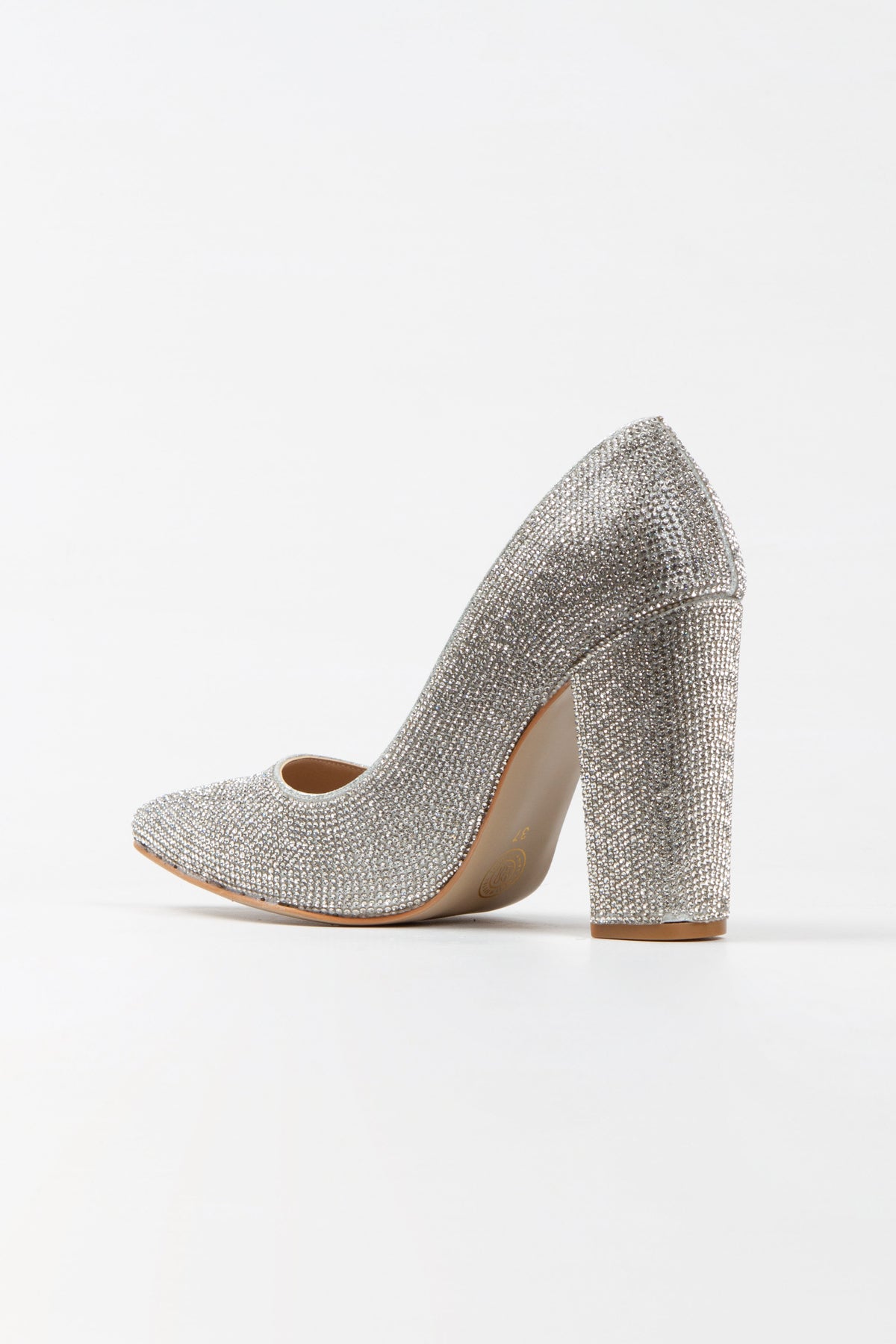 LONDON SHOE - SILVER RHINESTONE