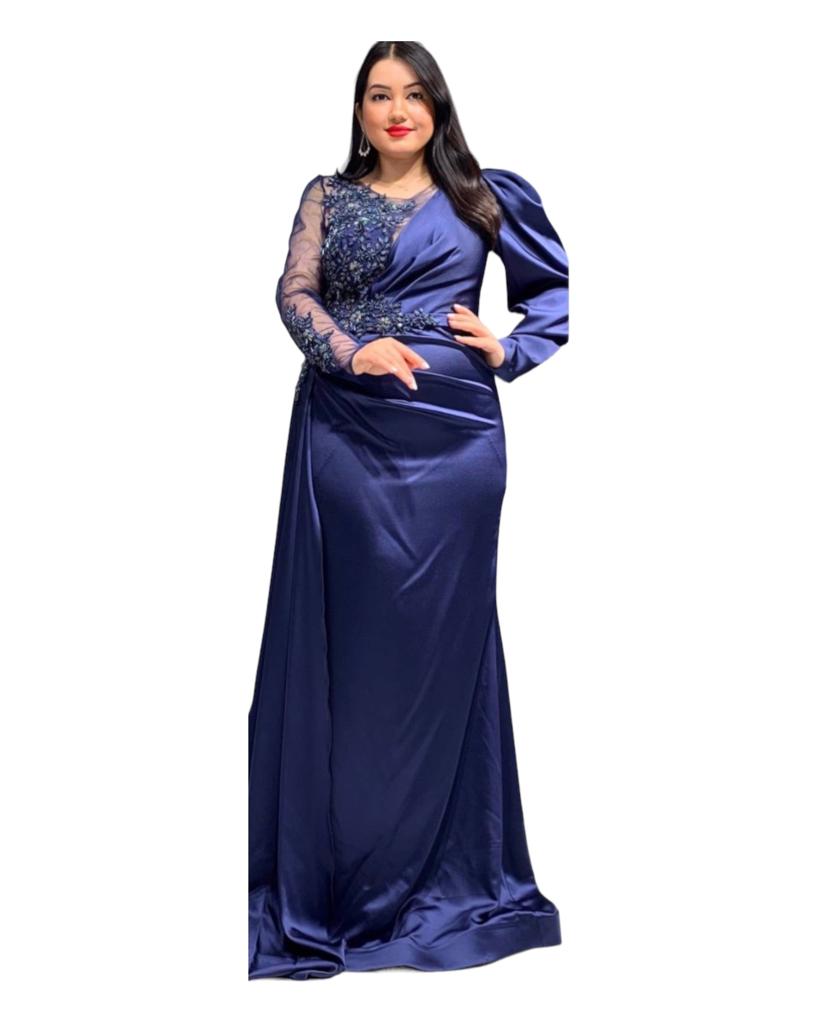 ALARA GOWN - NAVY BLUE