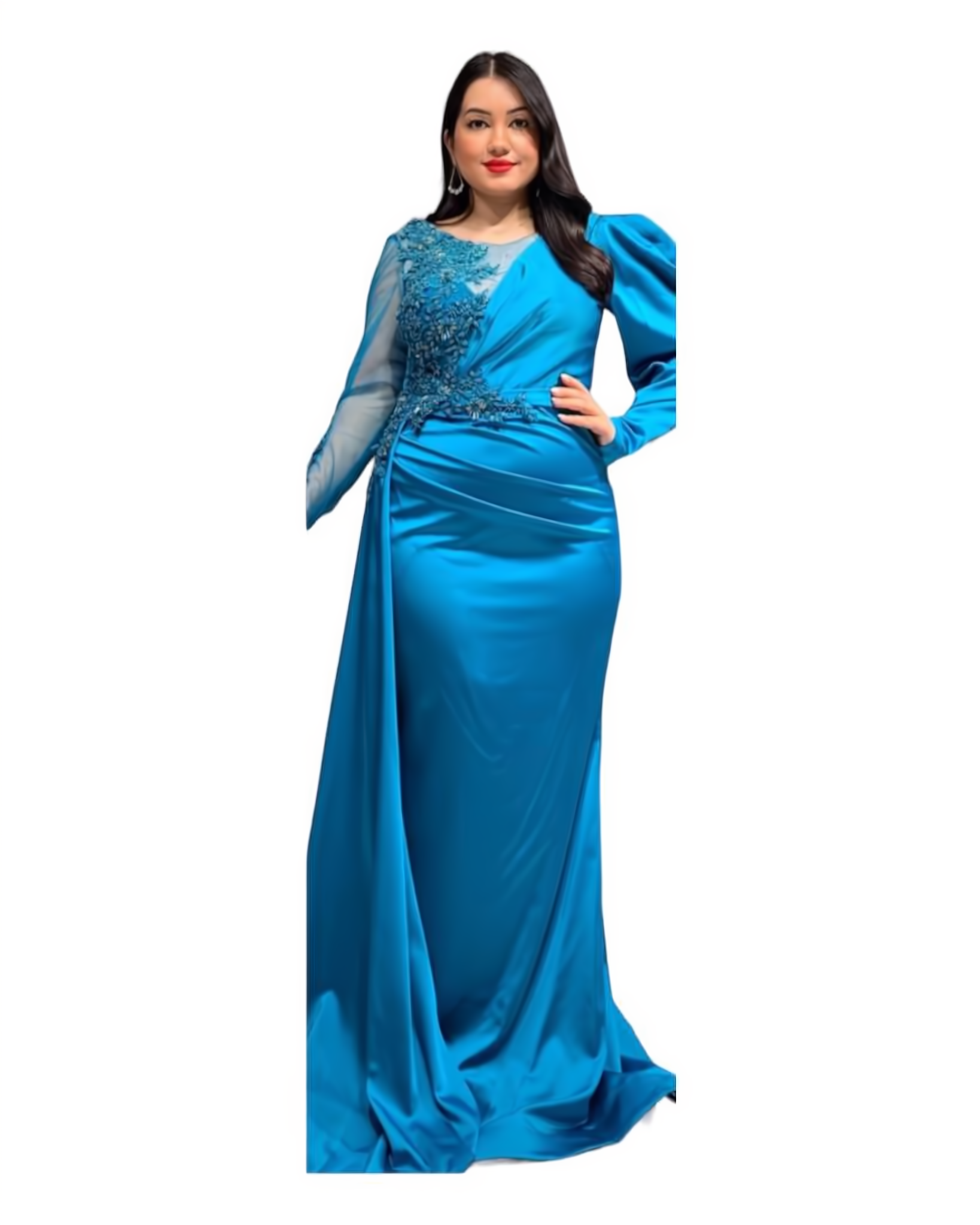 ALARA GOWN - AQUA