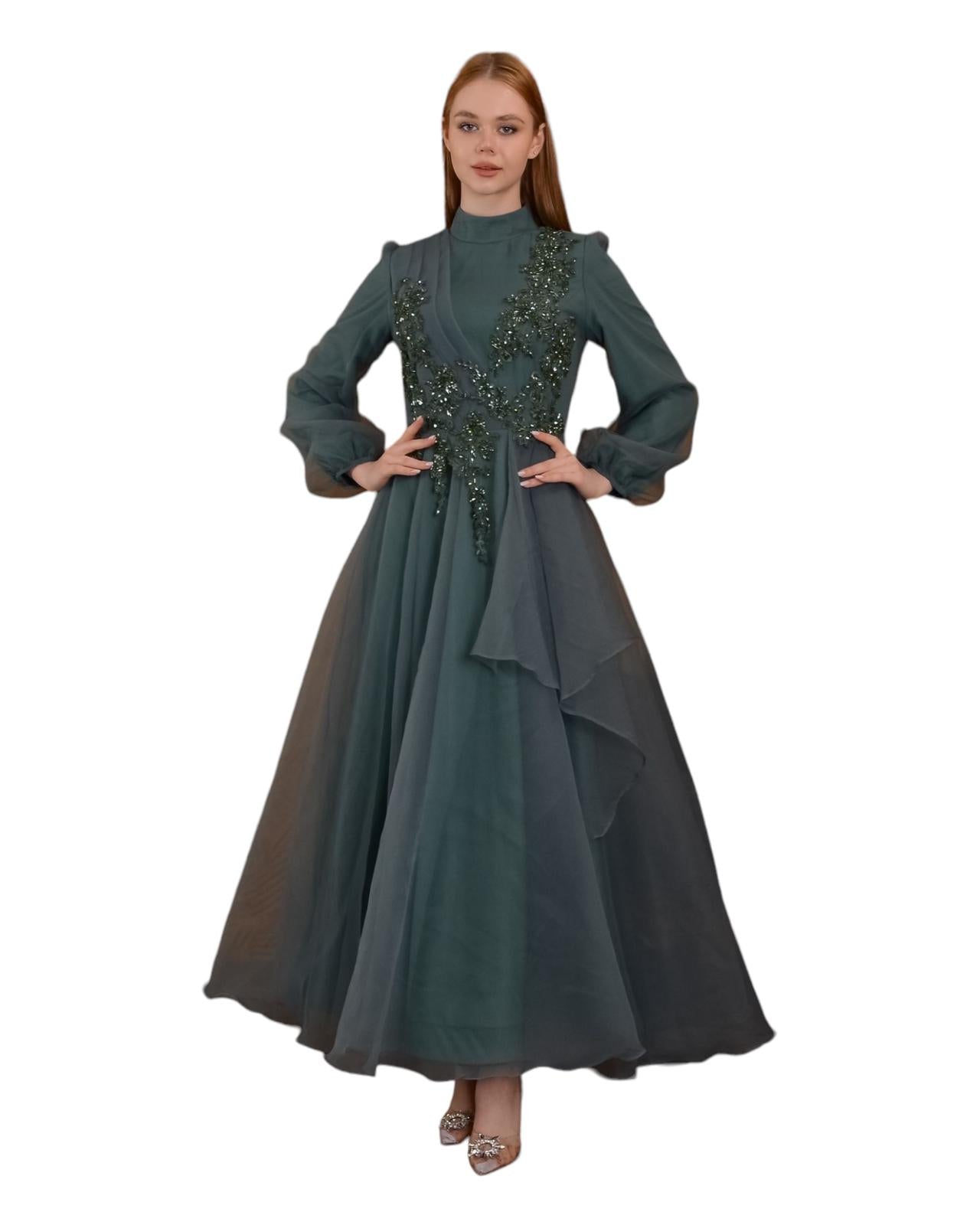 CINDERELLA GOWN - GREEN