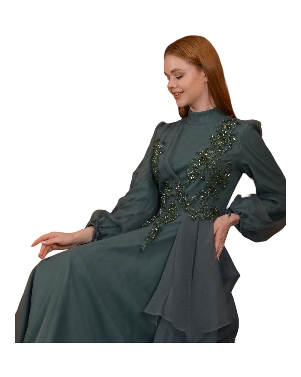 CINDERELLA GOWN - GREEN