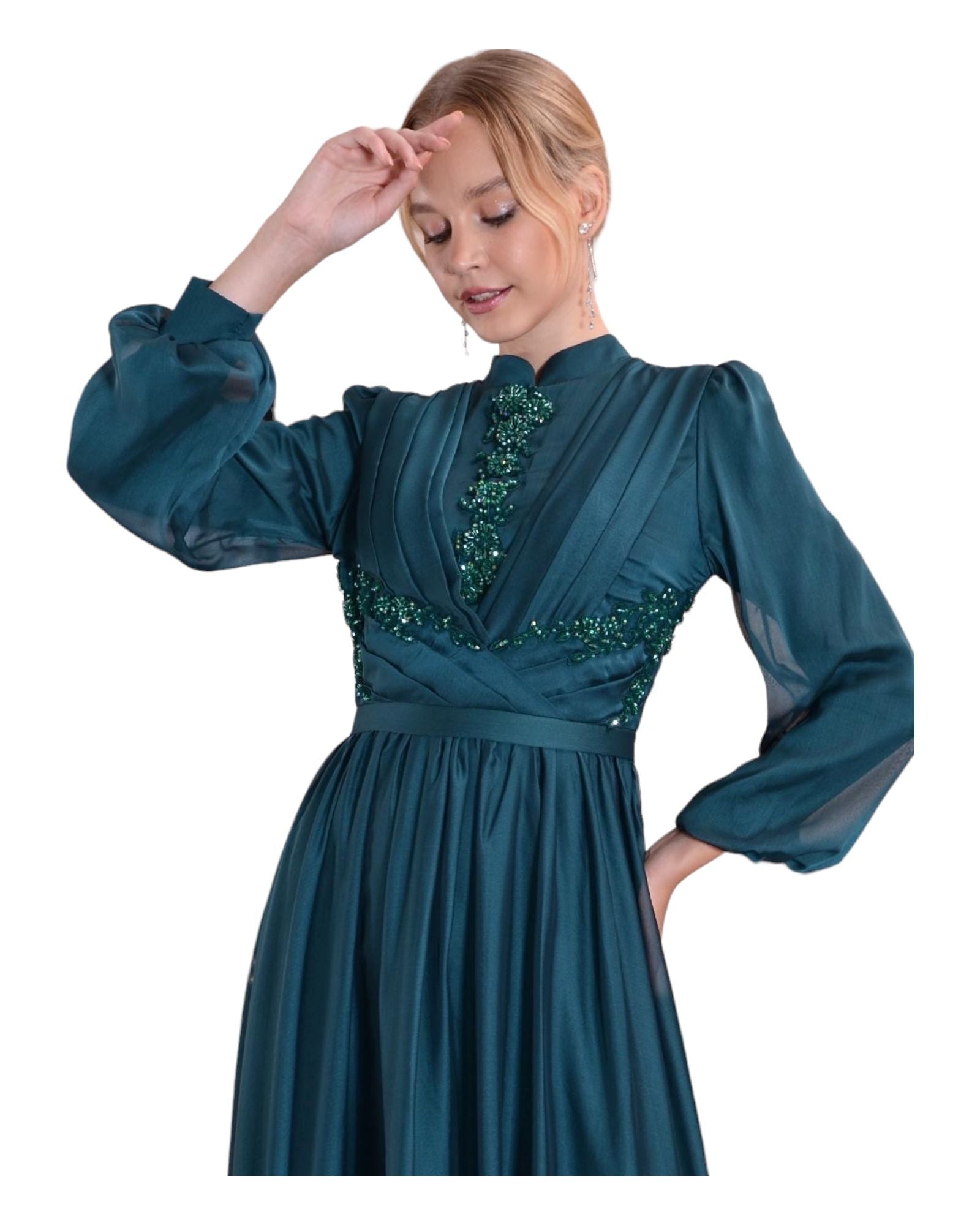 AISHA GOWN - GREEN