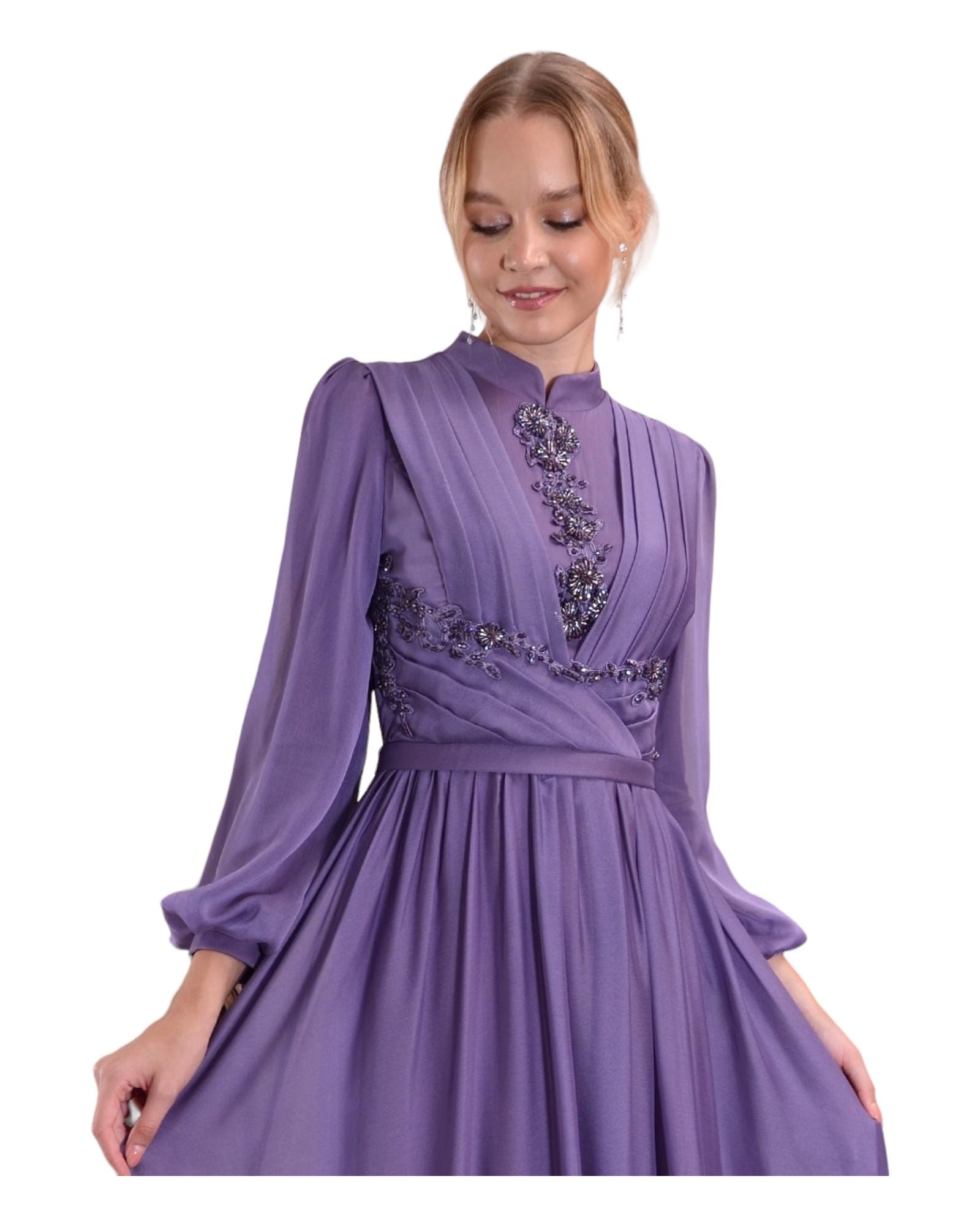 AISHA GOWN - PURPLE