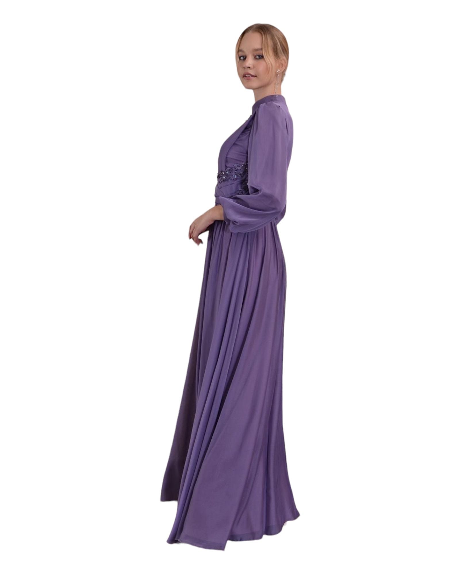 AISHA GOWN - PURPLE