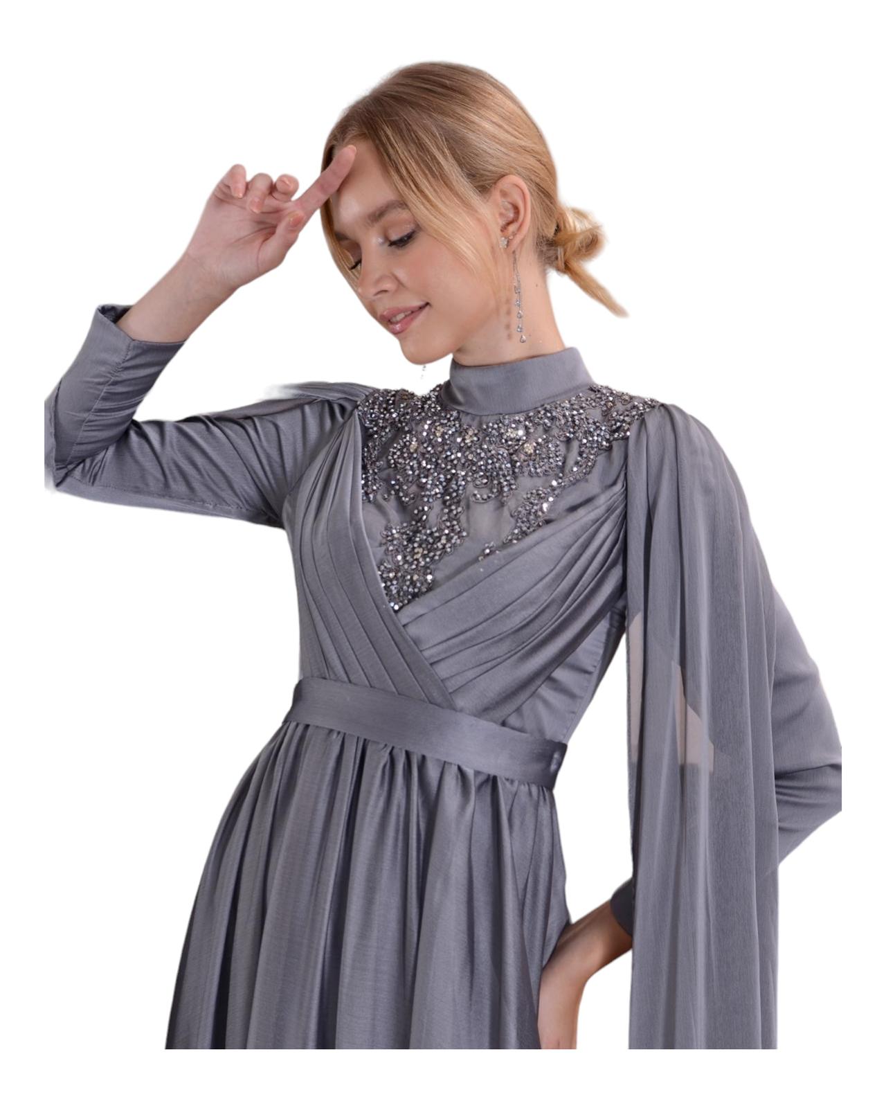 NADIA GOWN - GREY