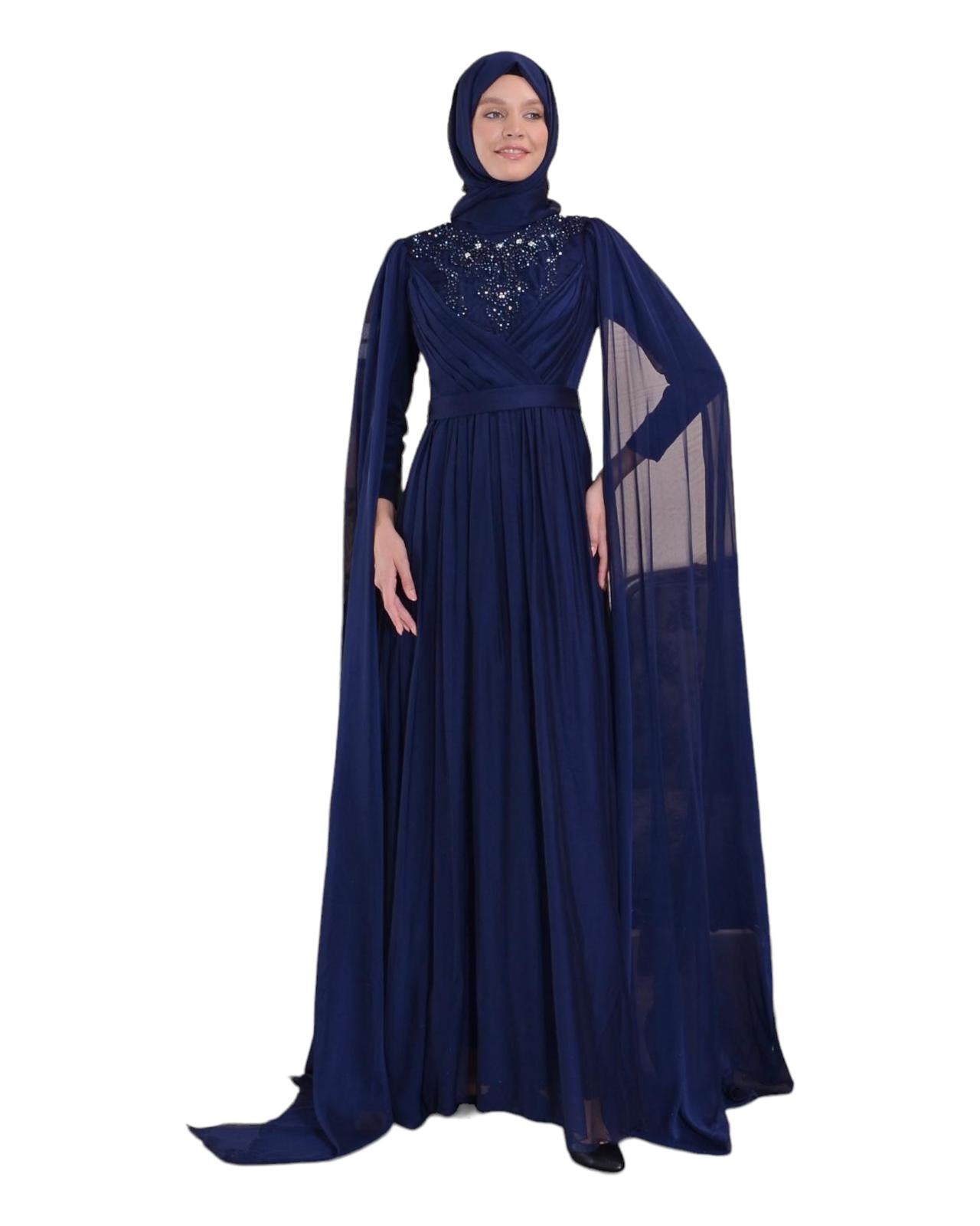 NADIA GOWN - NAVY BLUE