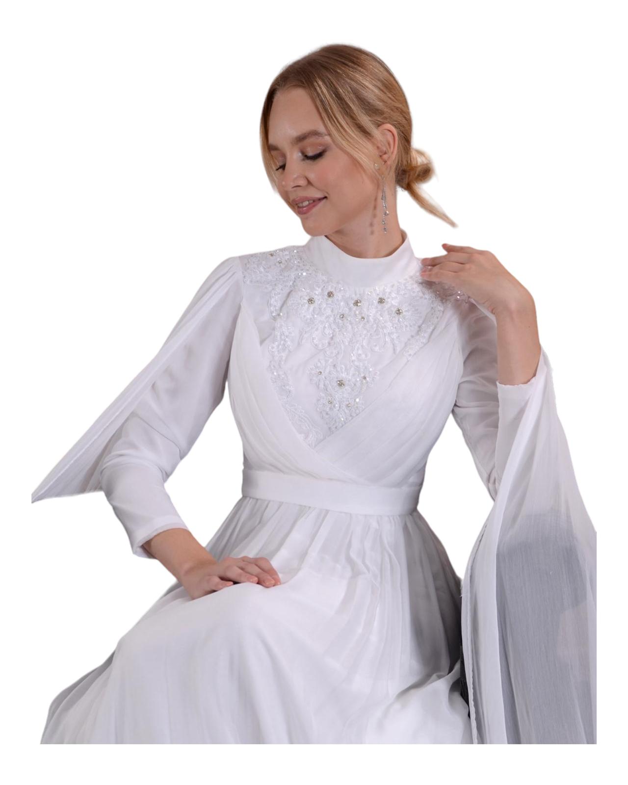 NADIA GOWN - WHITE