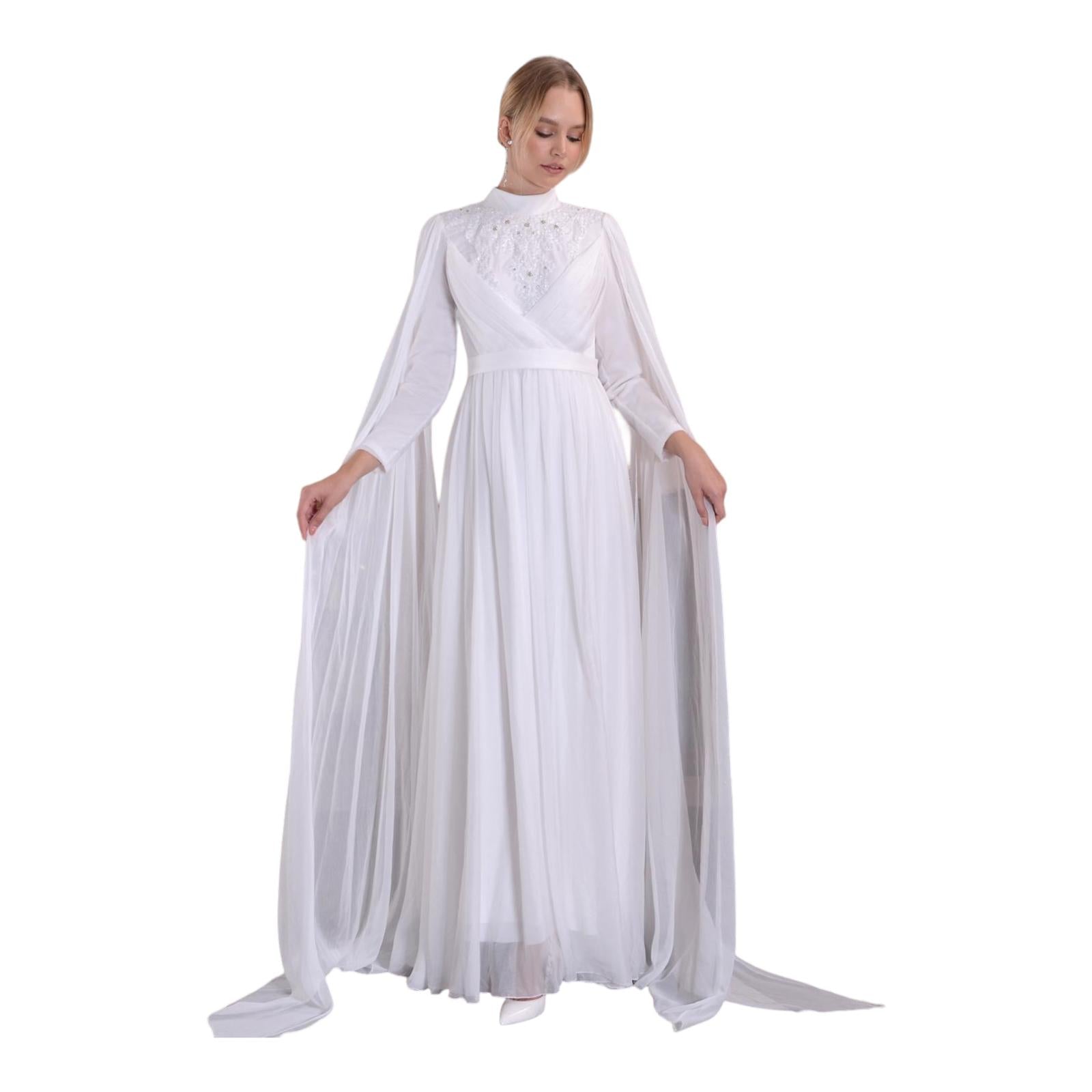 NADIA GOWN - WHITE