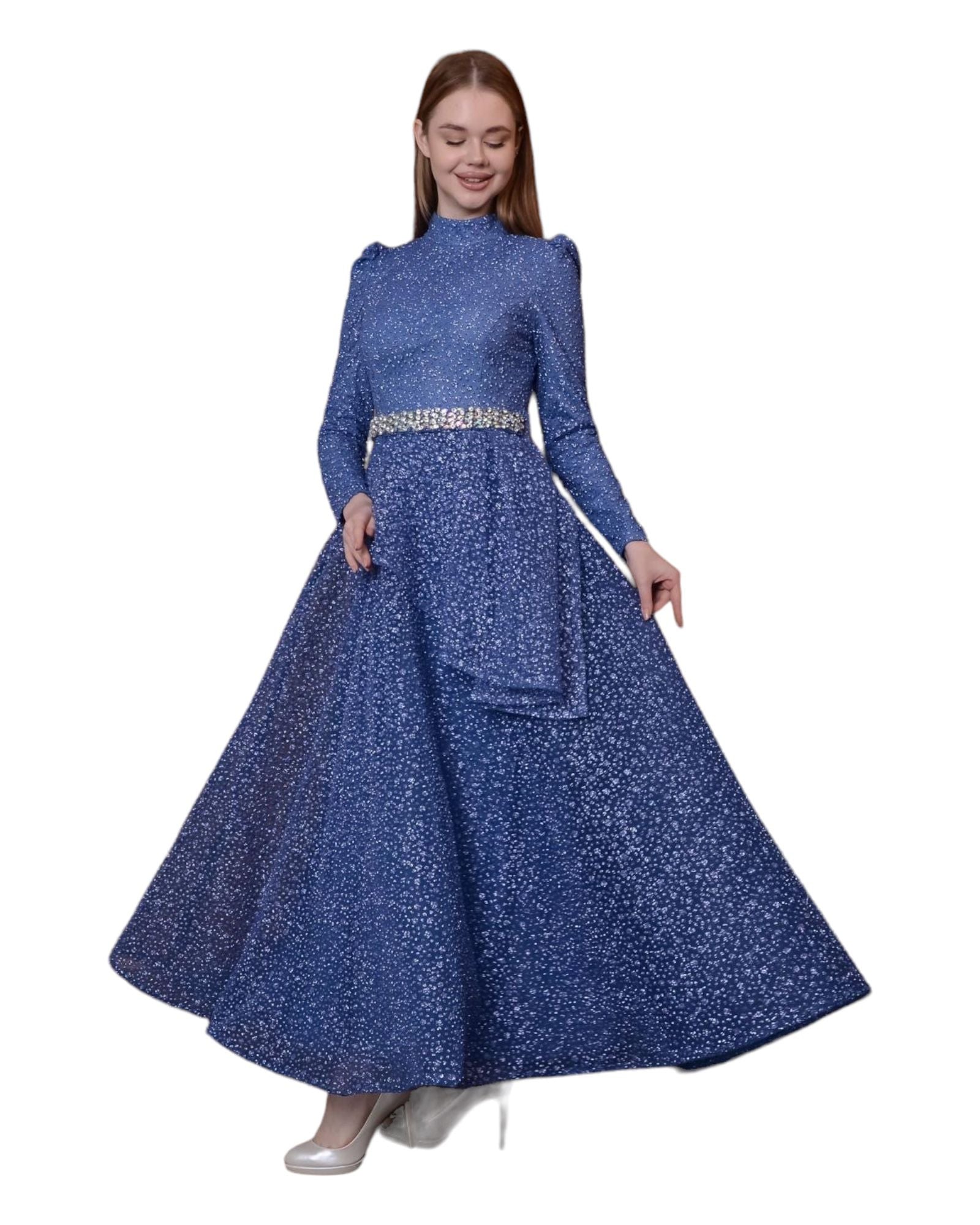 NORA GOWN - BLUE