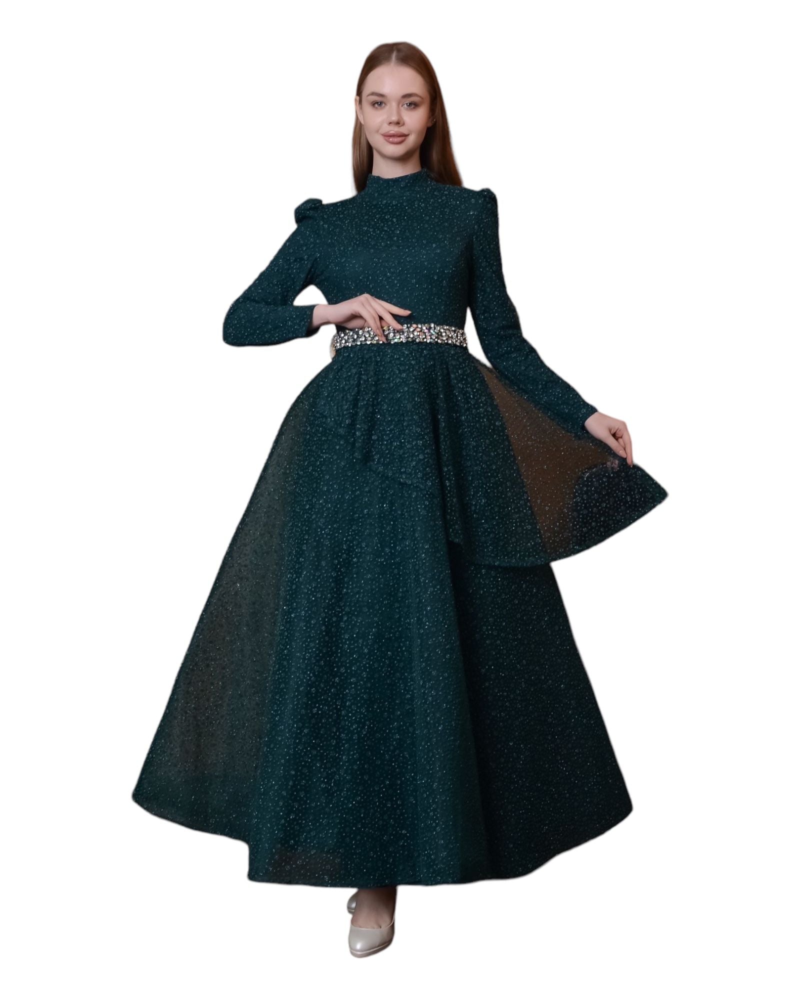 NORA GOWN - GREEN