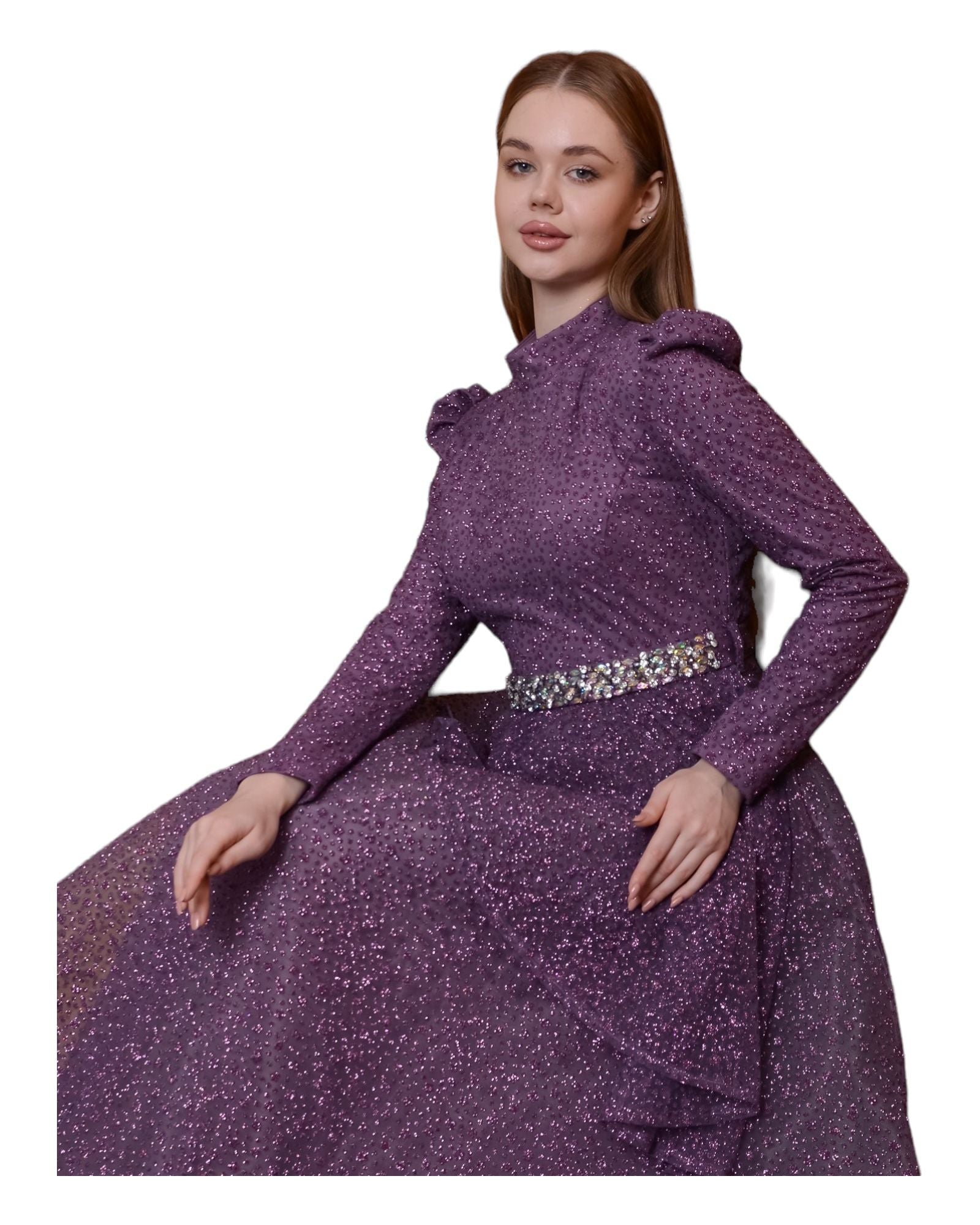 NORA GOWN - PURPLE