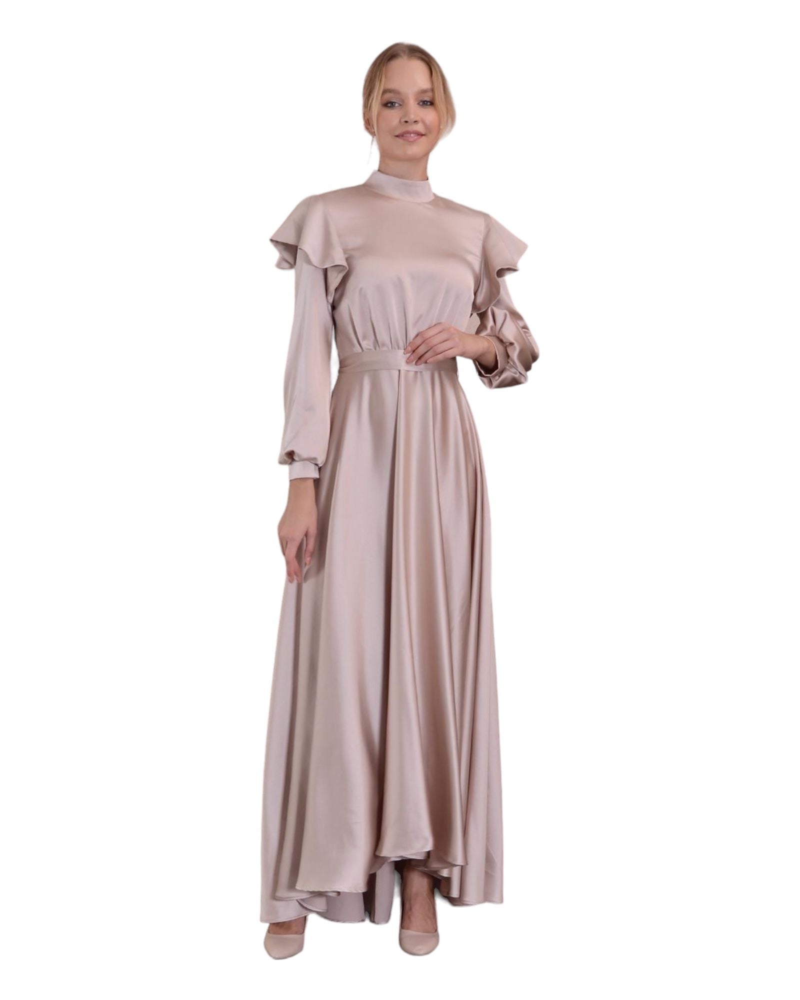 LILLIAN GOWN - BEIGE