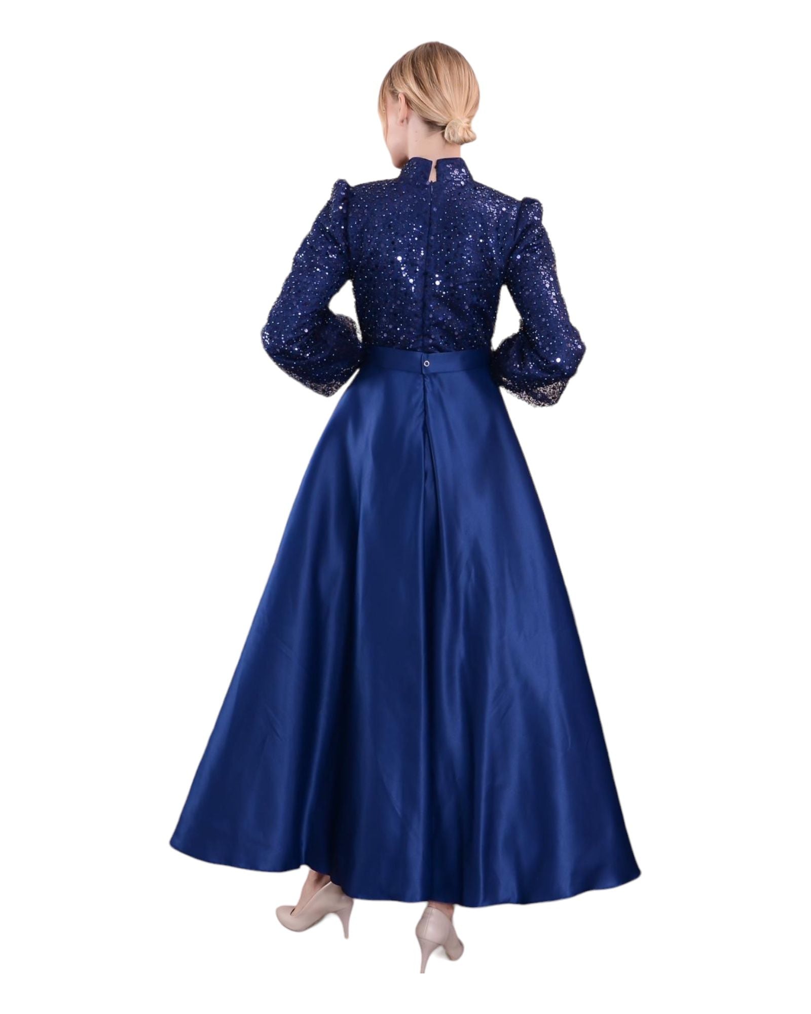 AMAYA GOWN - NAVY BLUE