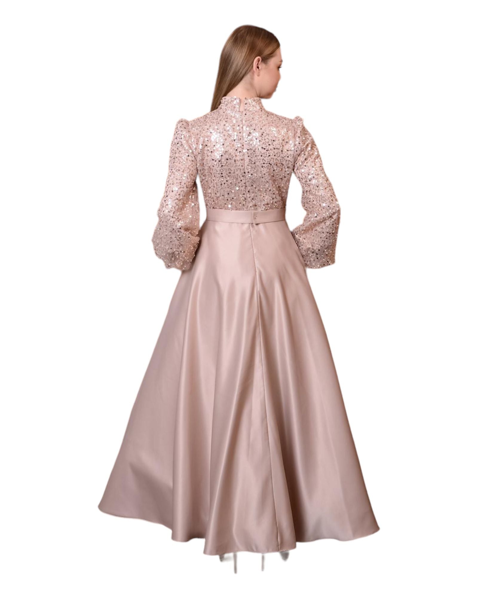 AMAYA GOWN - BEIGE GOLD