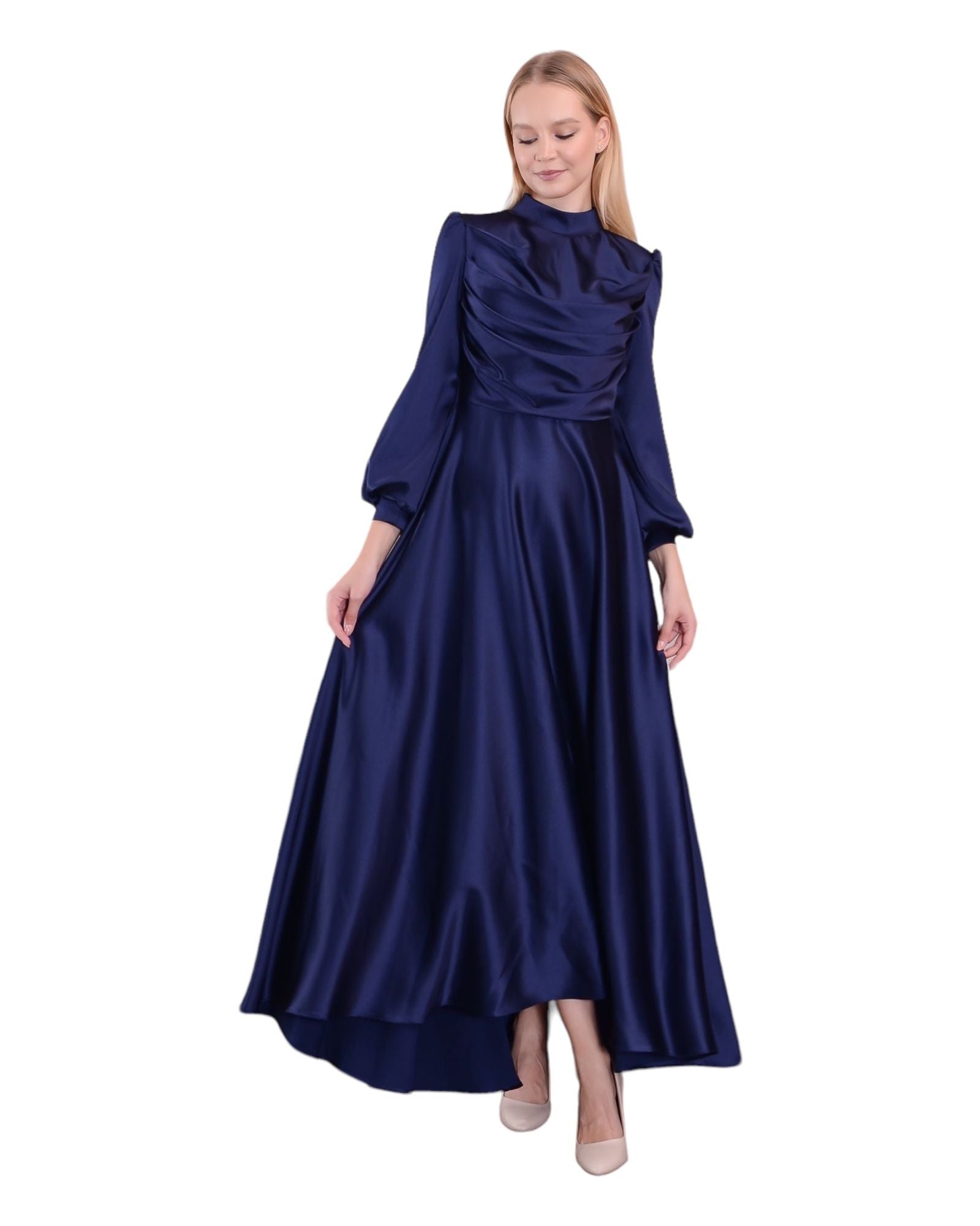 MASAL GOWN - NAVY BLUE