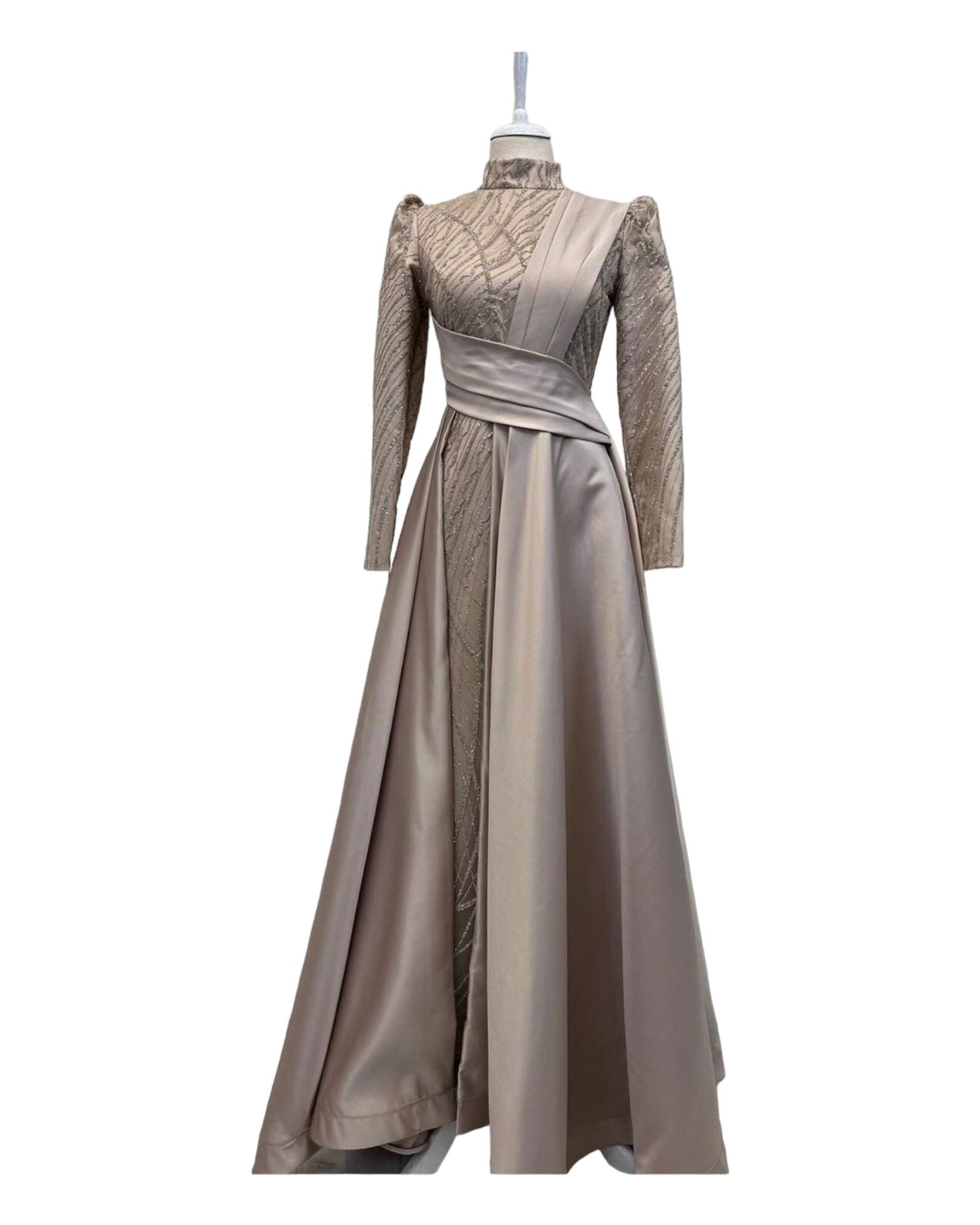 FERHUNDE GOWN - BEIGE