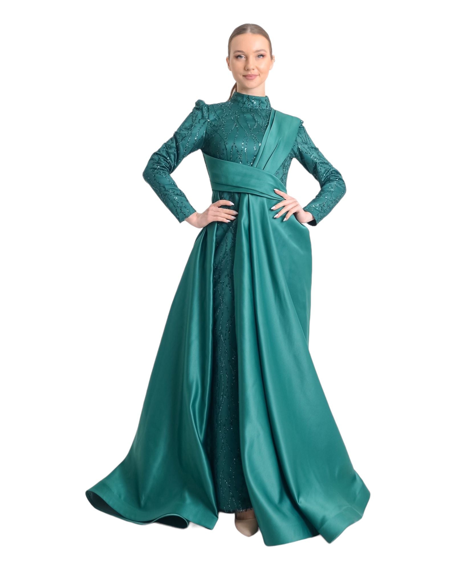 FERHUNDE GOWN - GREEN