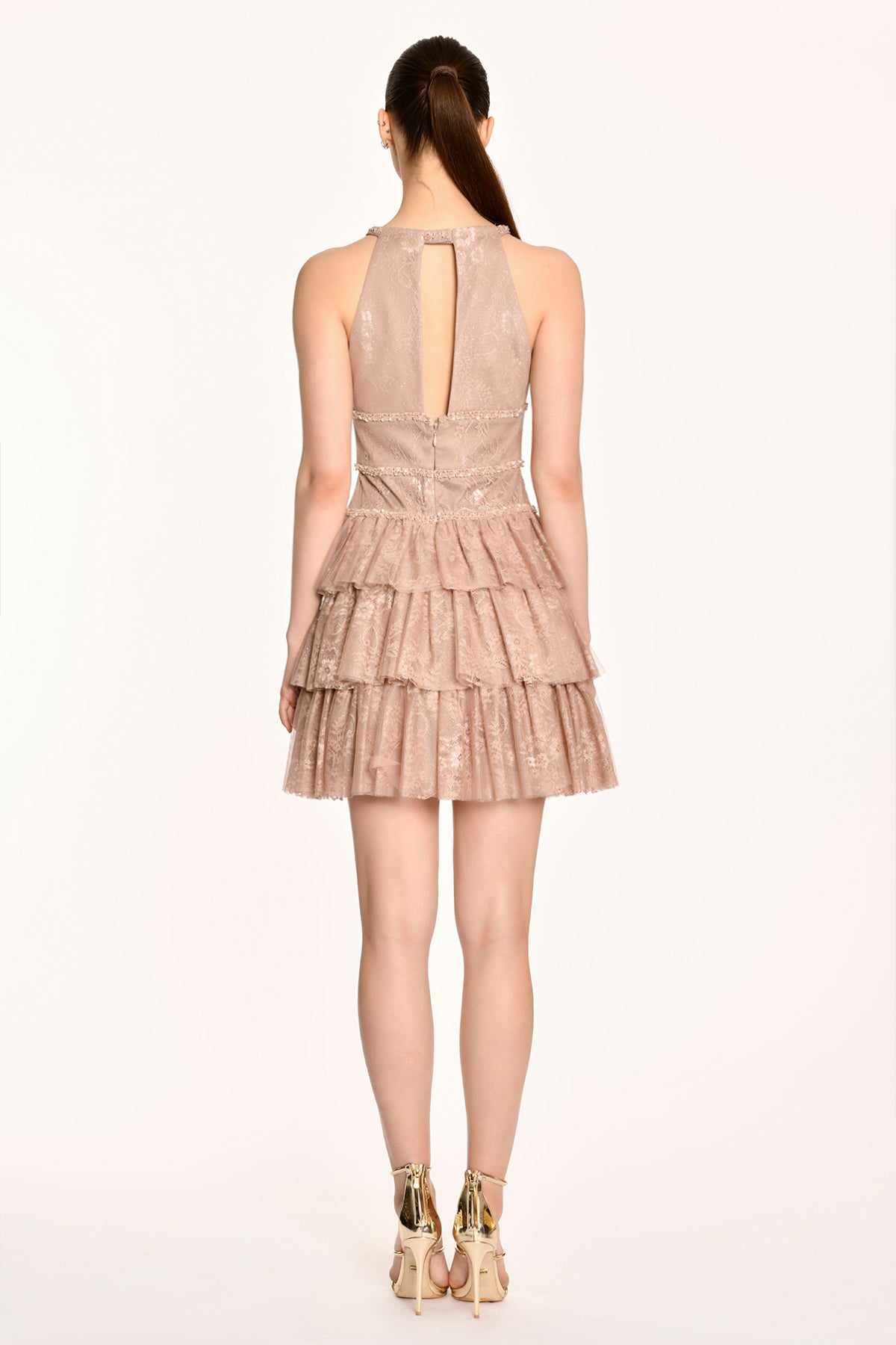 ELENA GOWN - POWDER PINK