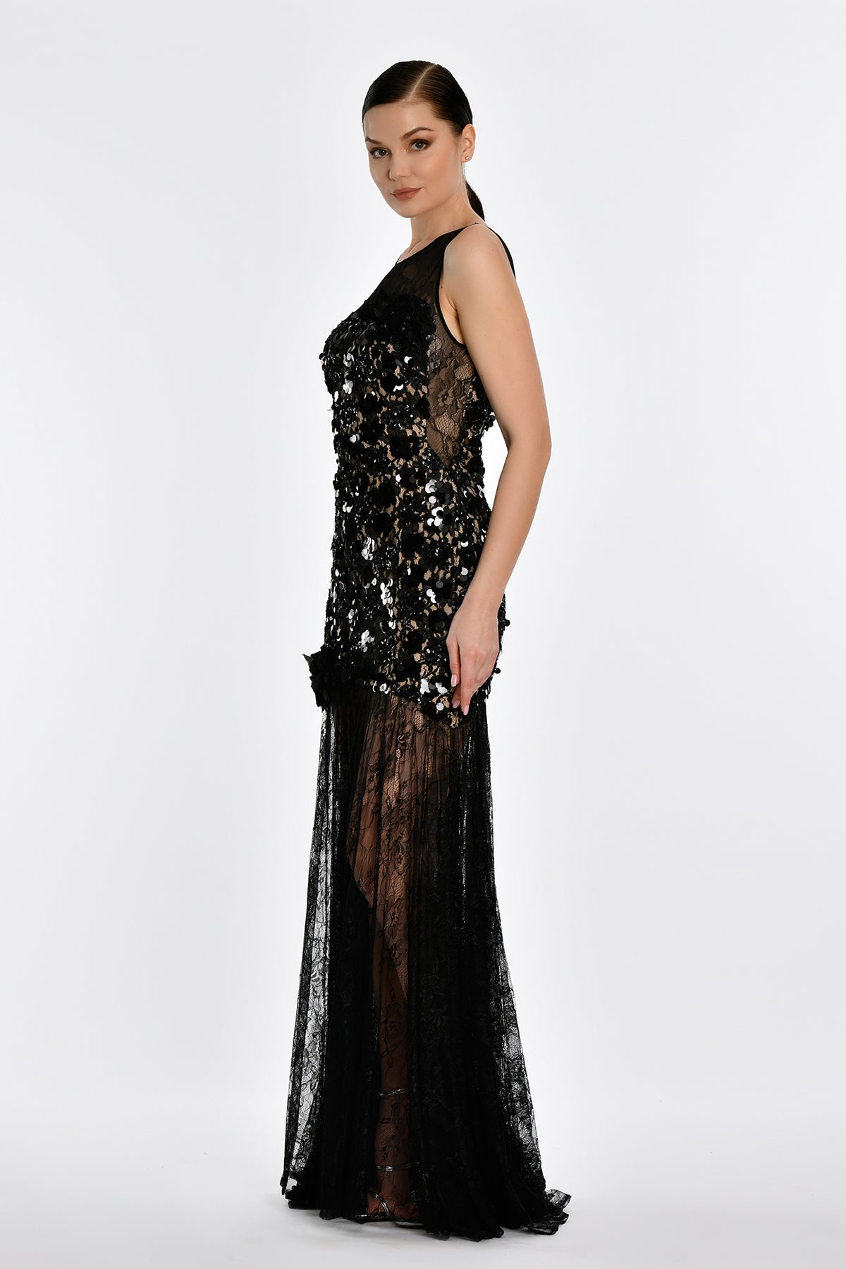 MAYA GOWN - BLACK