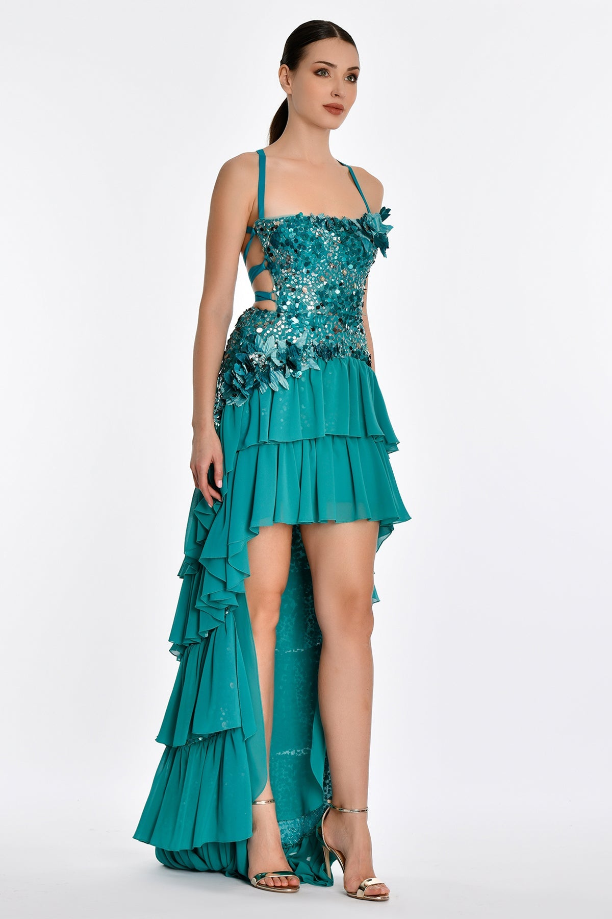 LILLIANE GOWN - GREEN