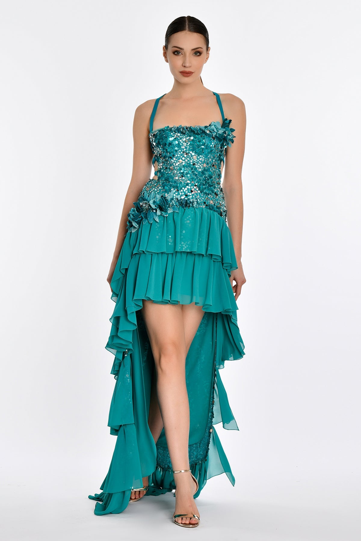 LILLIANE GOWN - GREEN