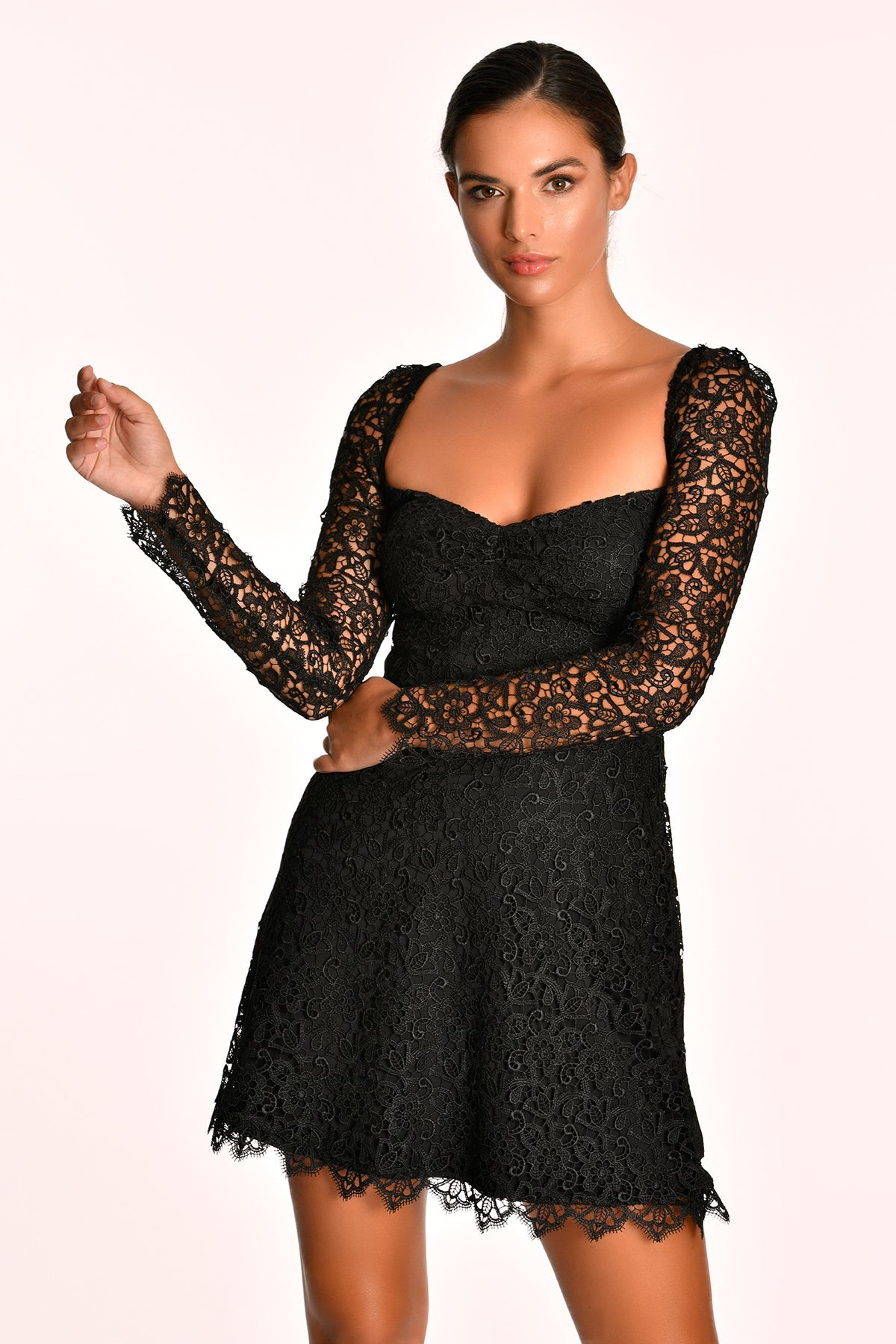 CARMEN GOWN - BLACK