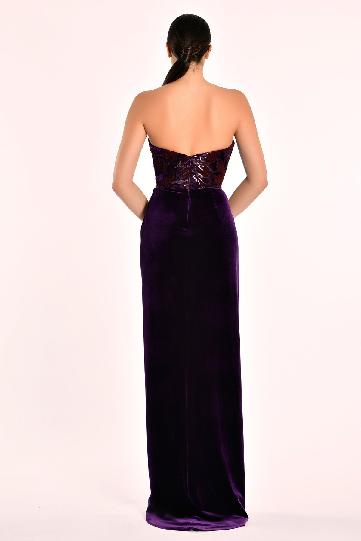 VALENTINA GOWN - PLUM