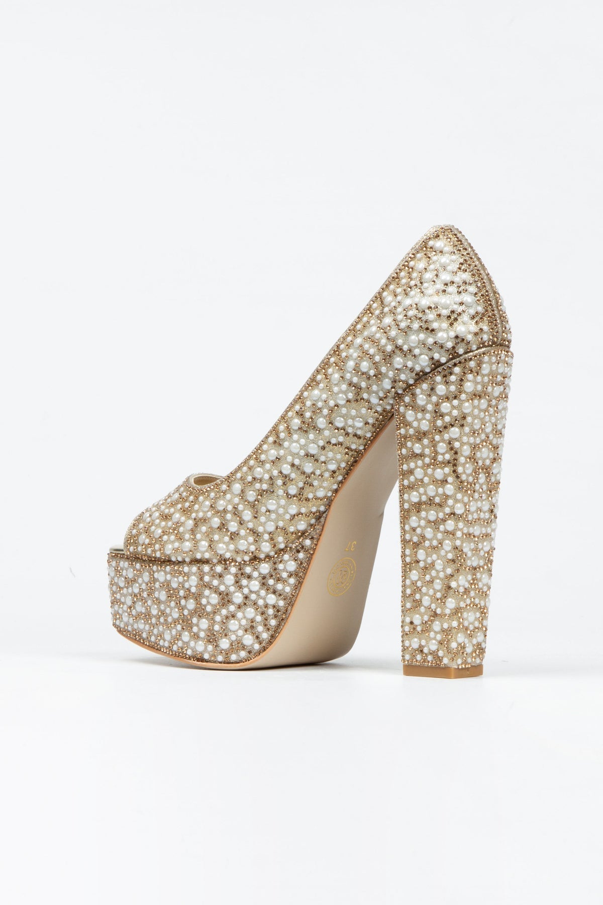 ISTANBUL SHOE - PEARL GOLD