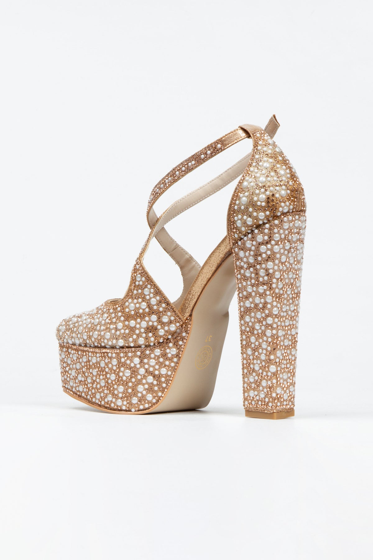 PRAG SHOE - ROSE PEARLS