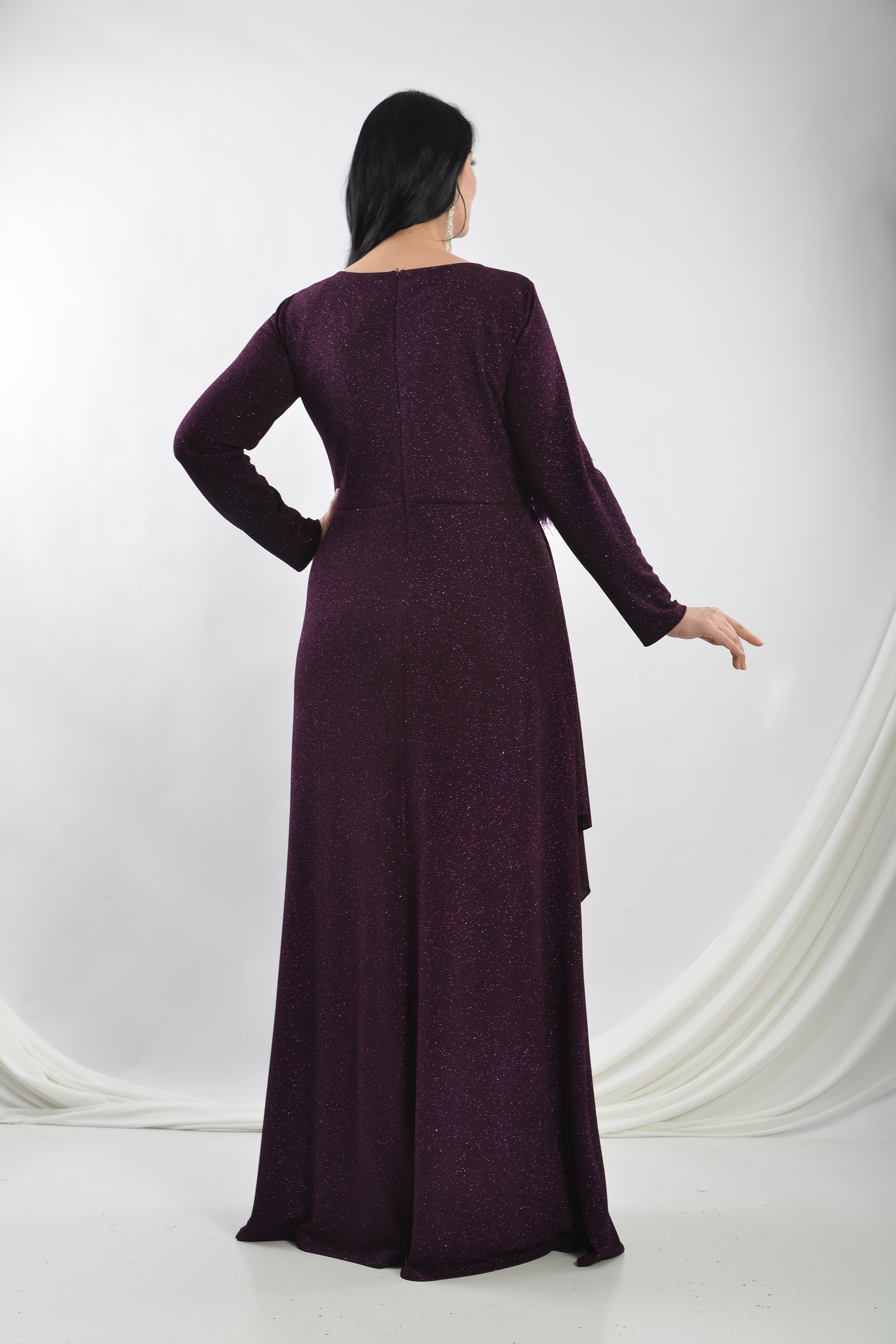 LUCIA GOWN - MAROON