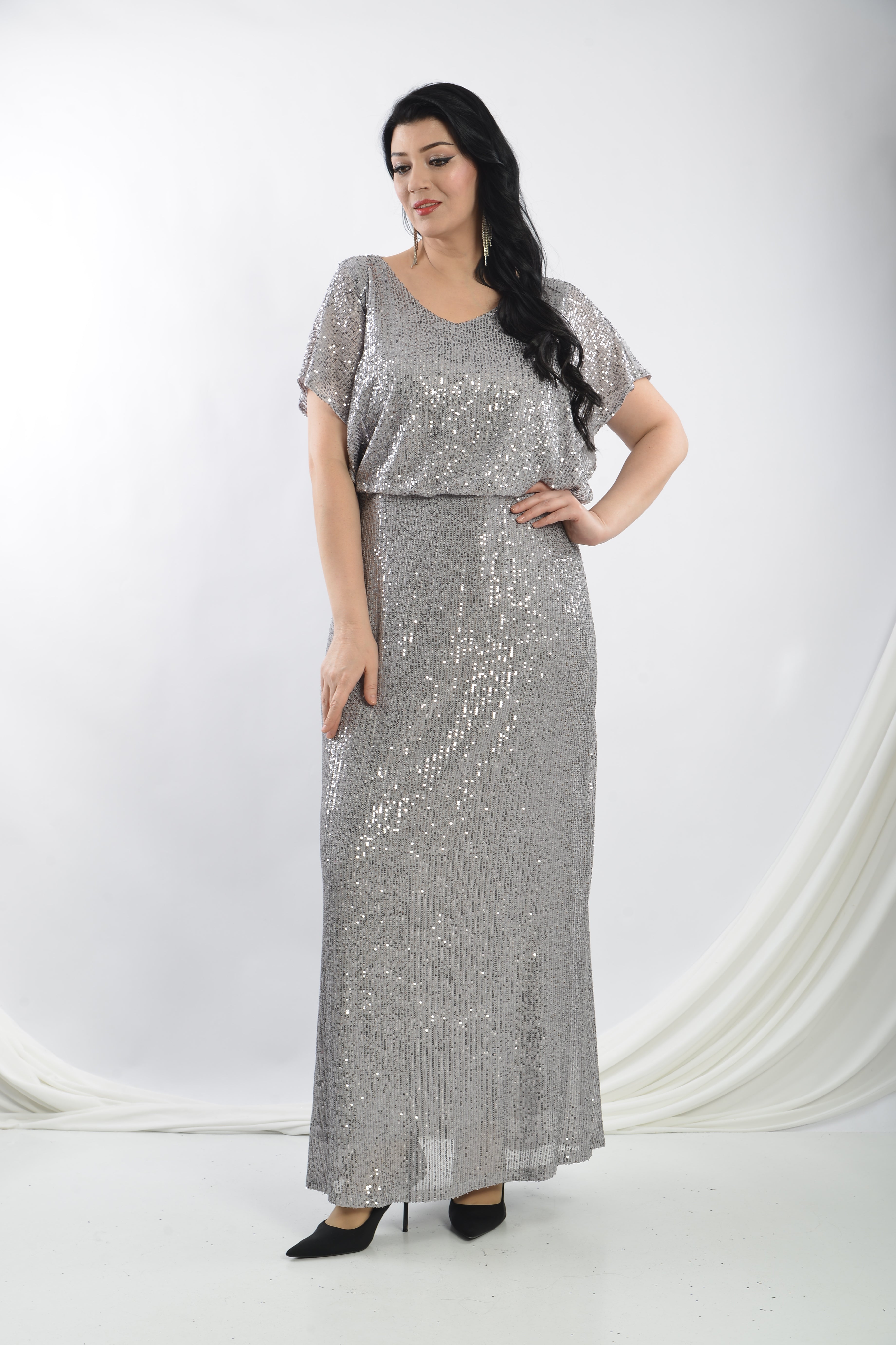 JOSIE GOWN - SILVER