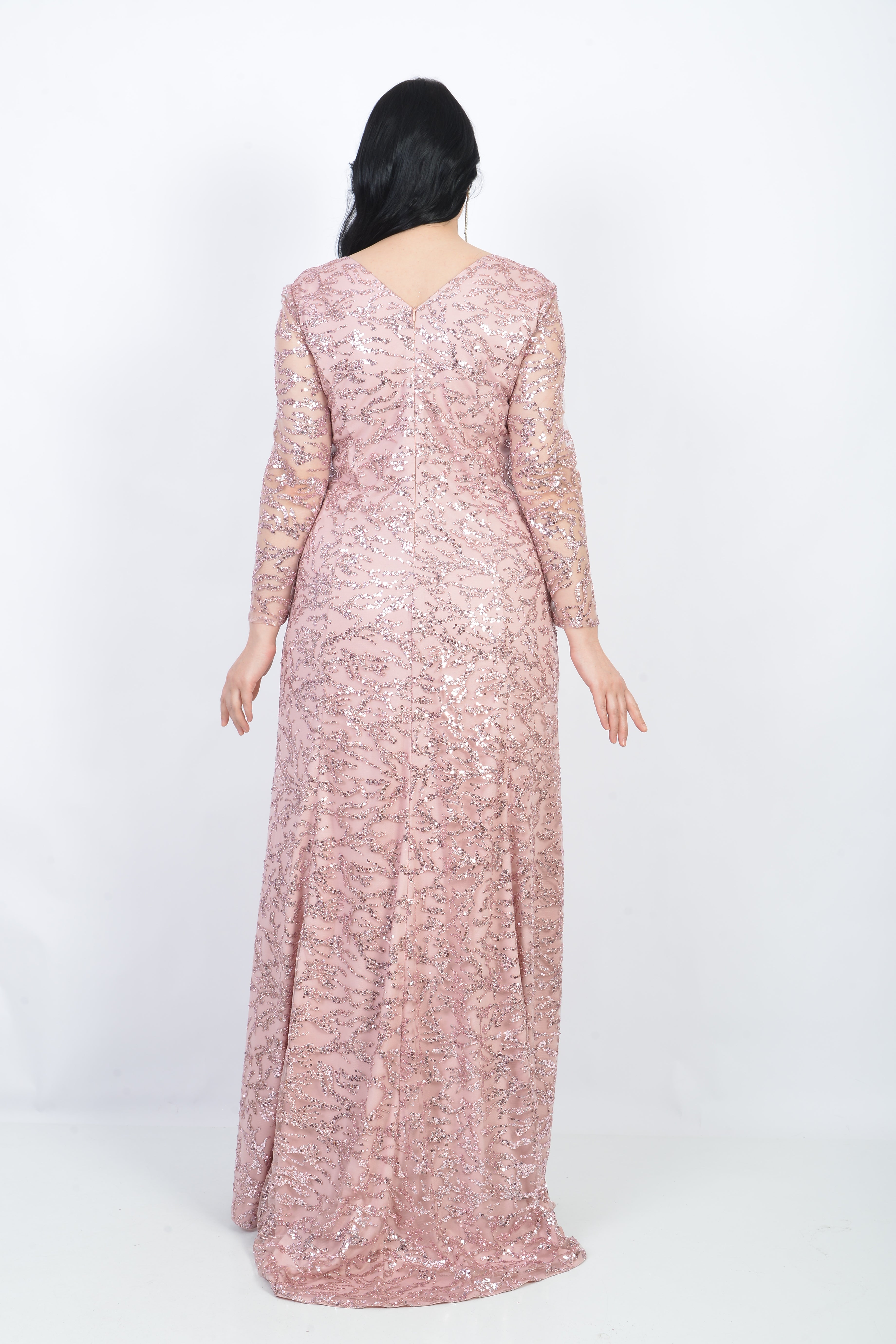 FREYA GOWN - POWDER PINK