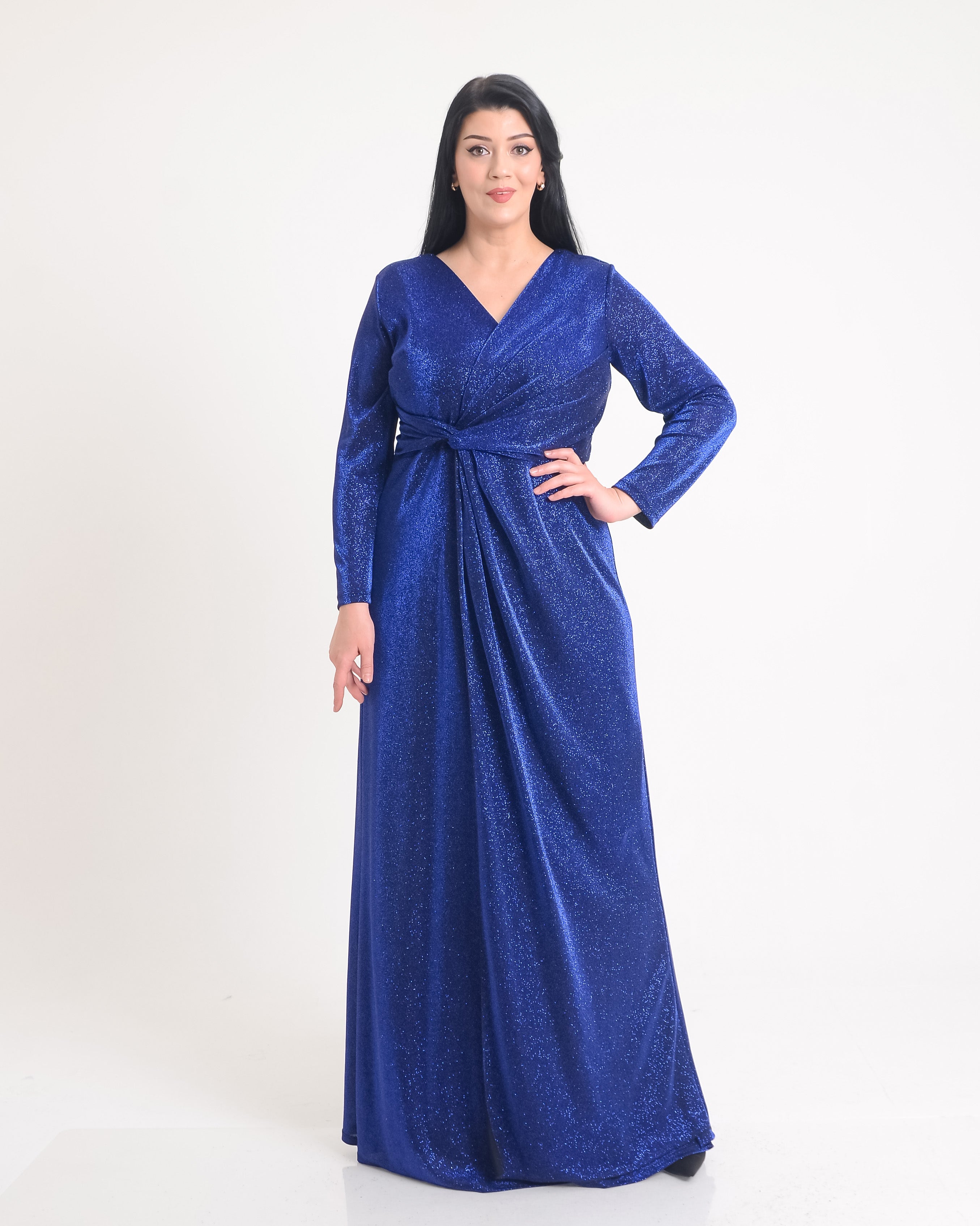 ESMA GOWN - NAVY BLUE