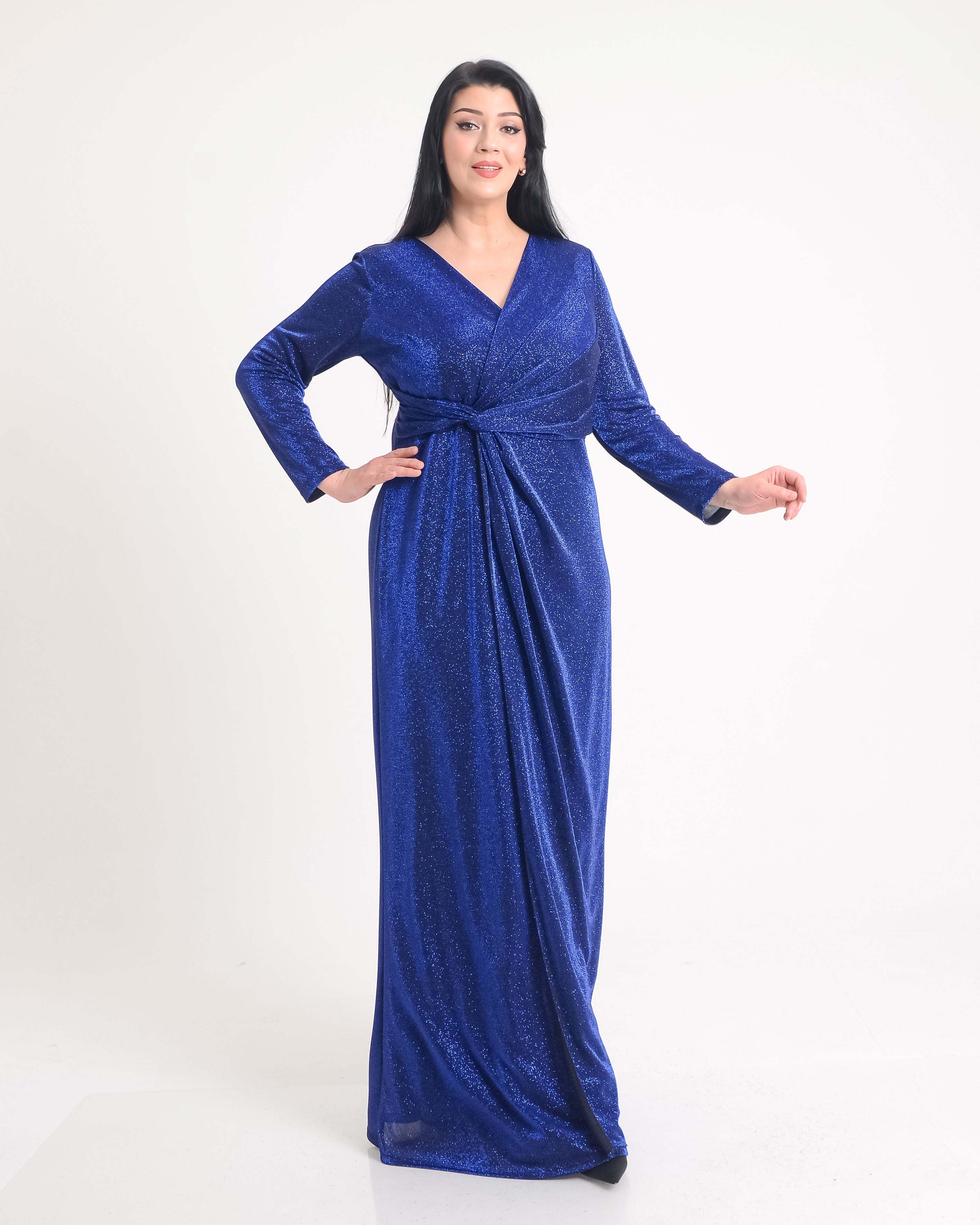 ESMA GOWN - NAVY BLUE