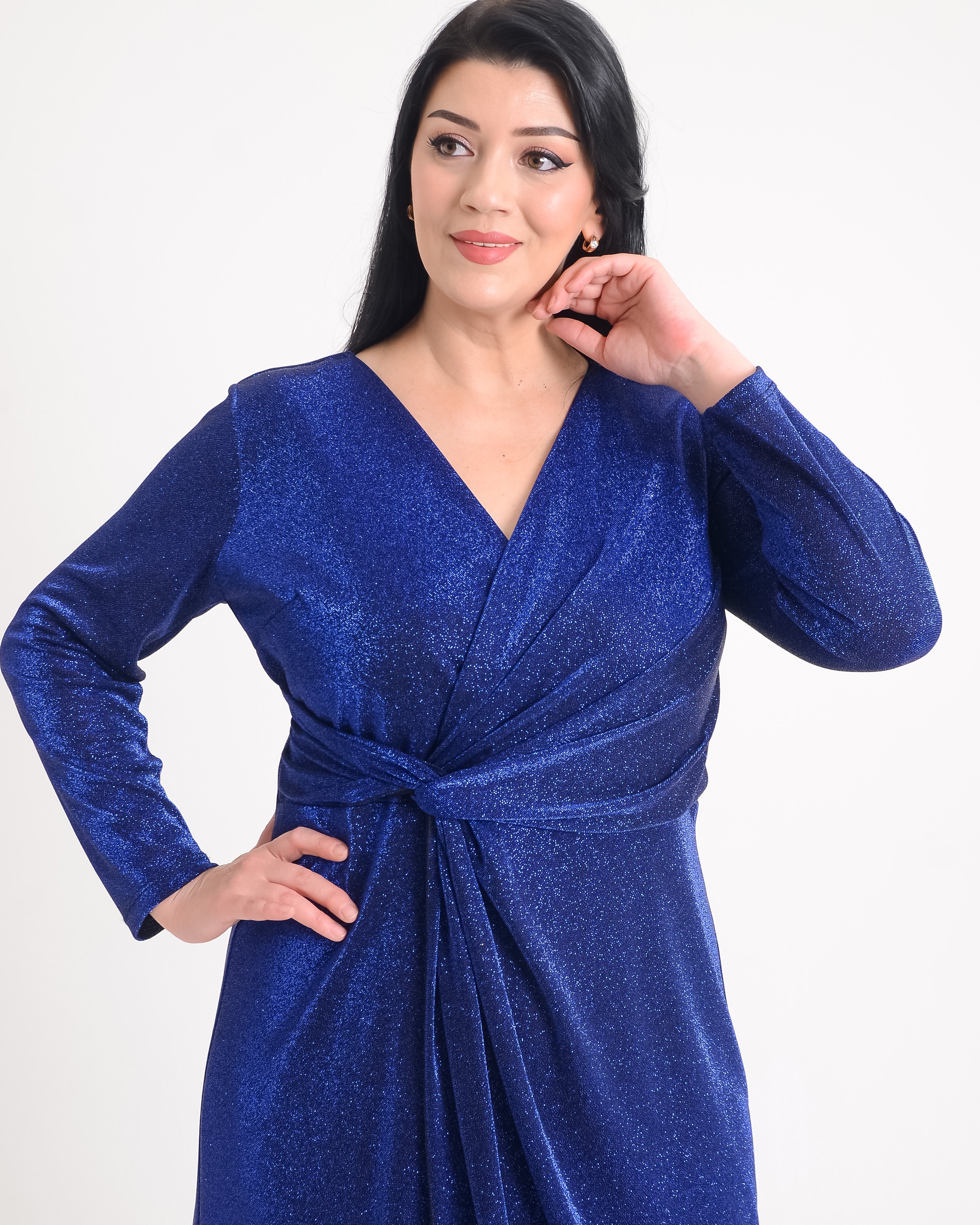 ESMA GOWN - NAVY BLUE