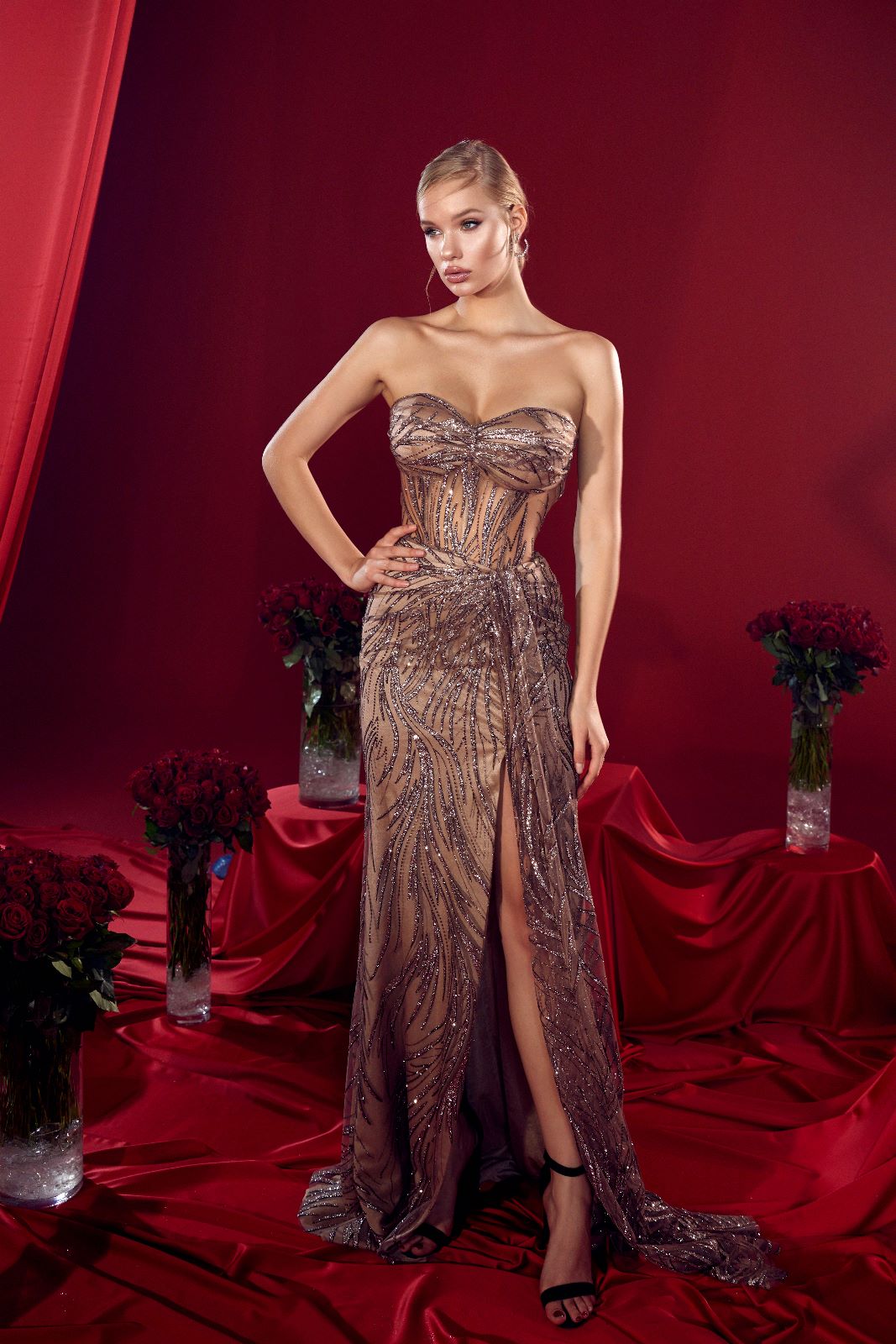 CLAIRE GOWN - GOLD