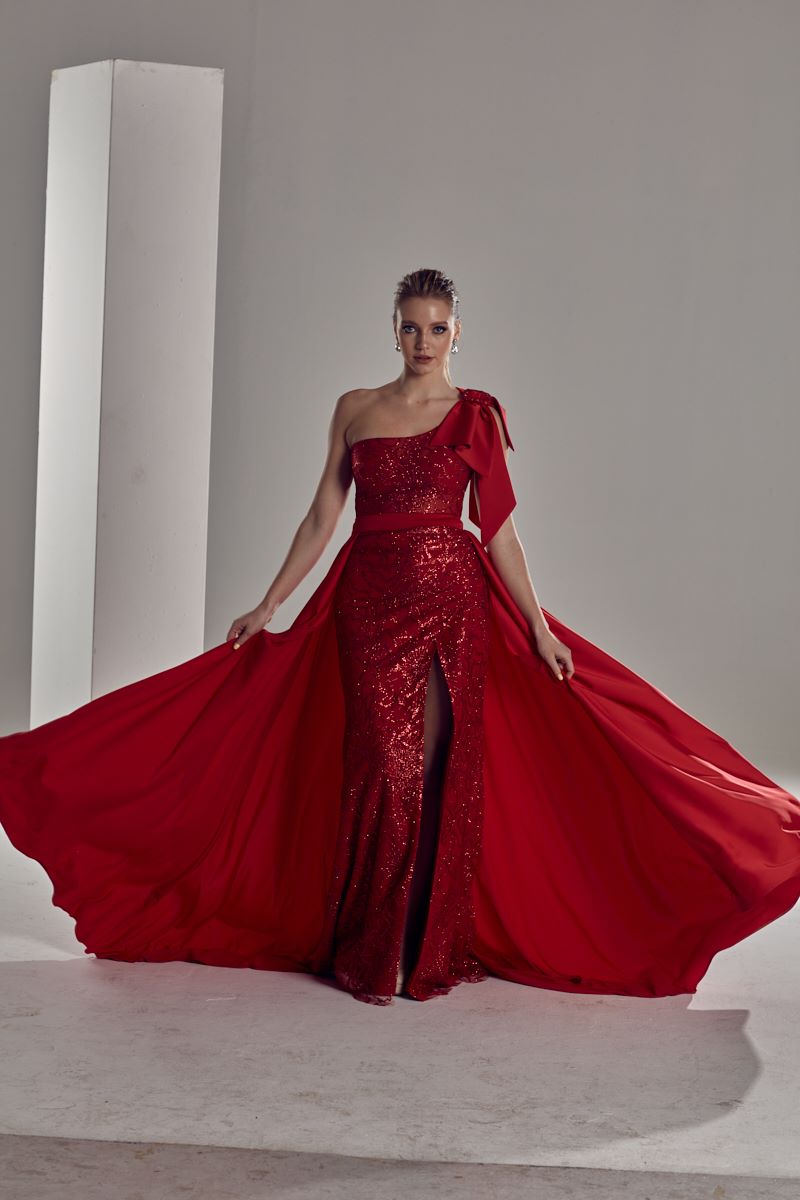 ADELINE GOWN - RED