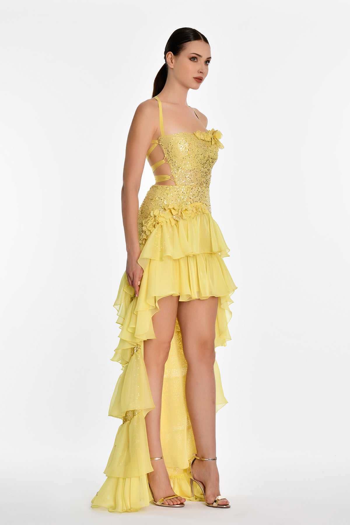 LILLIANE GOWN - YELLOW