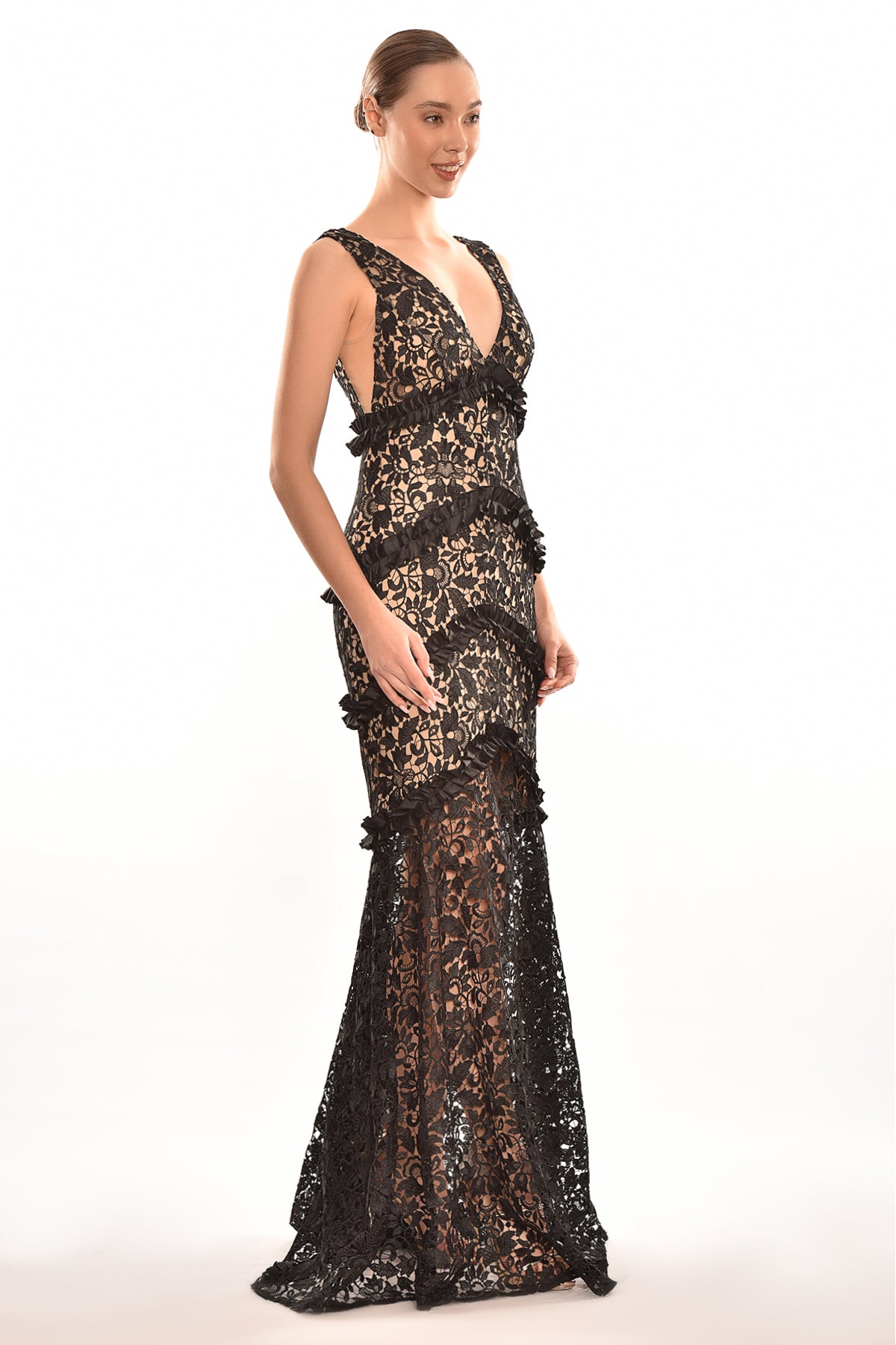 AMALIA GOWN - BLACK